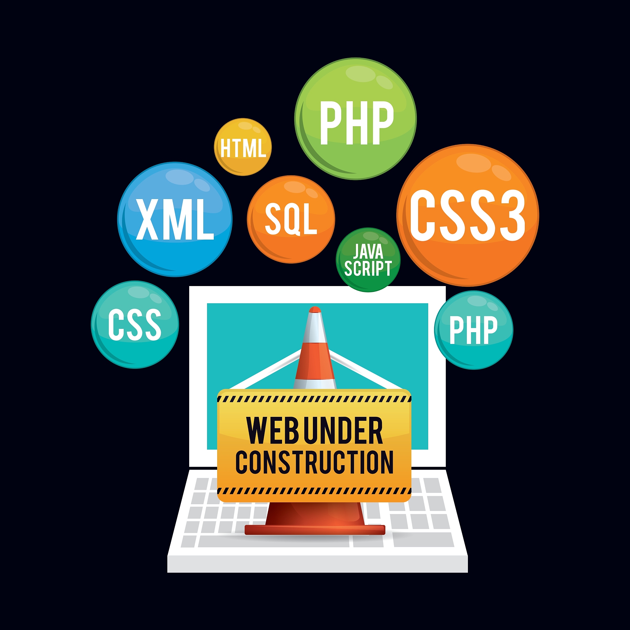 site under construction design