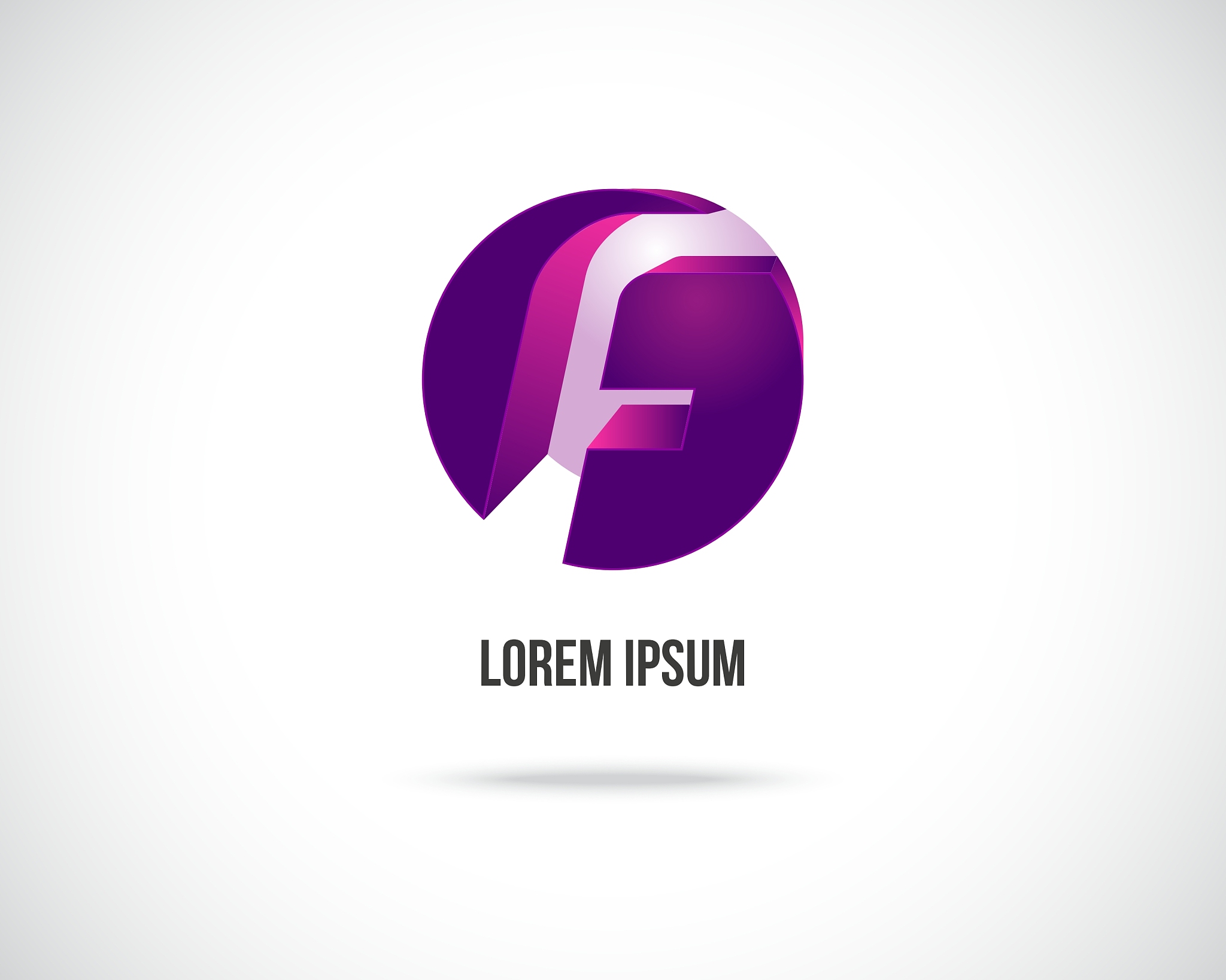 abstract logo design template