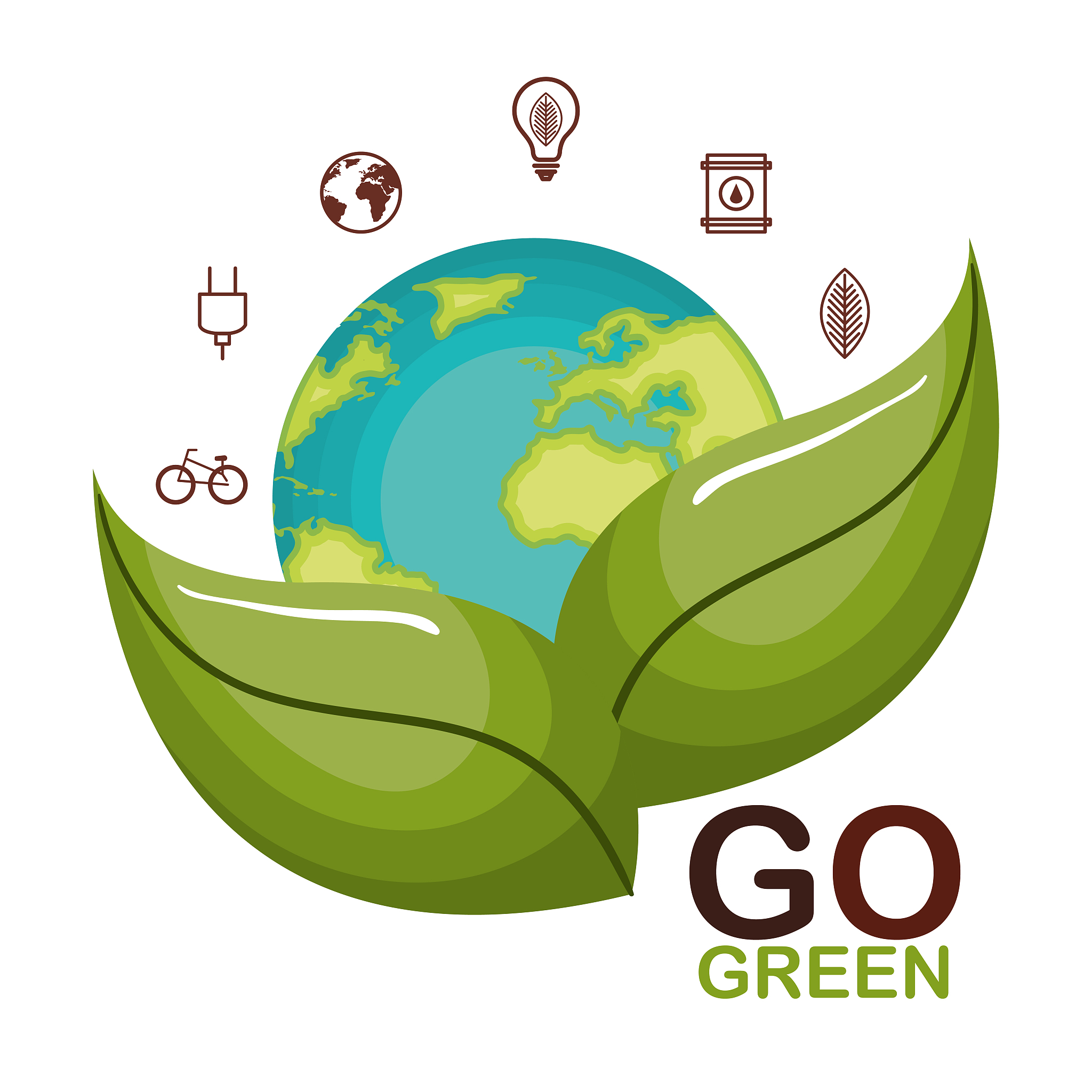 go green ecology poster