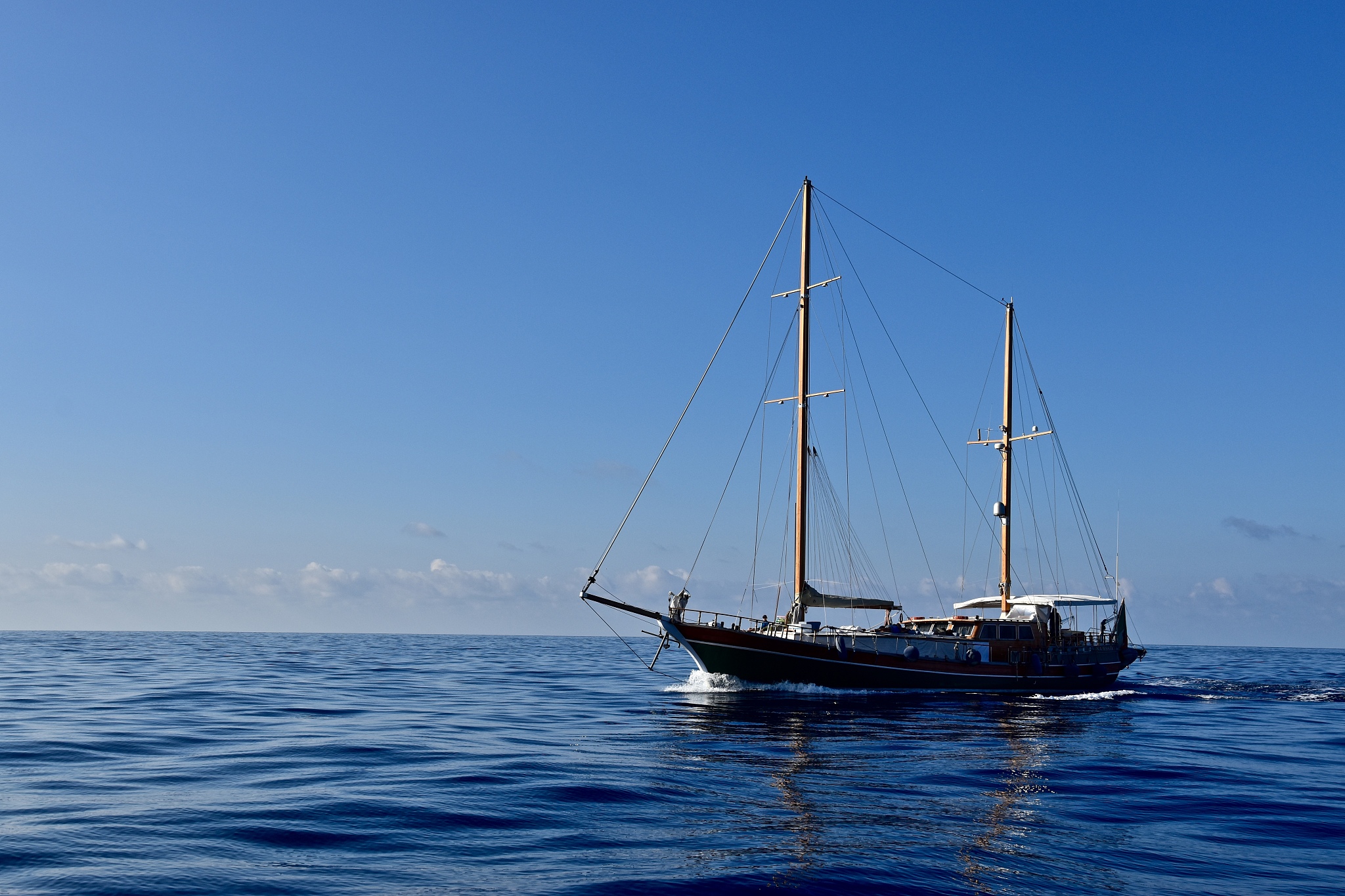 boat at sea in amalfi coast, italy