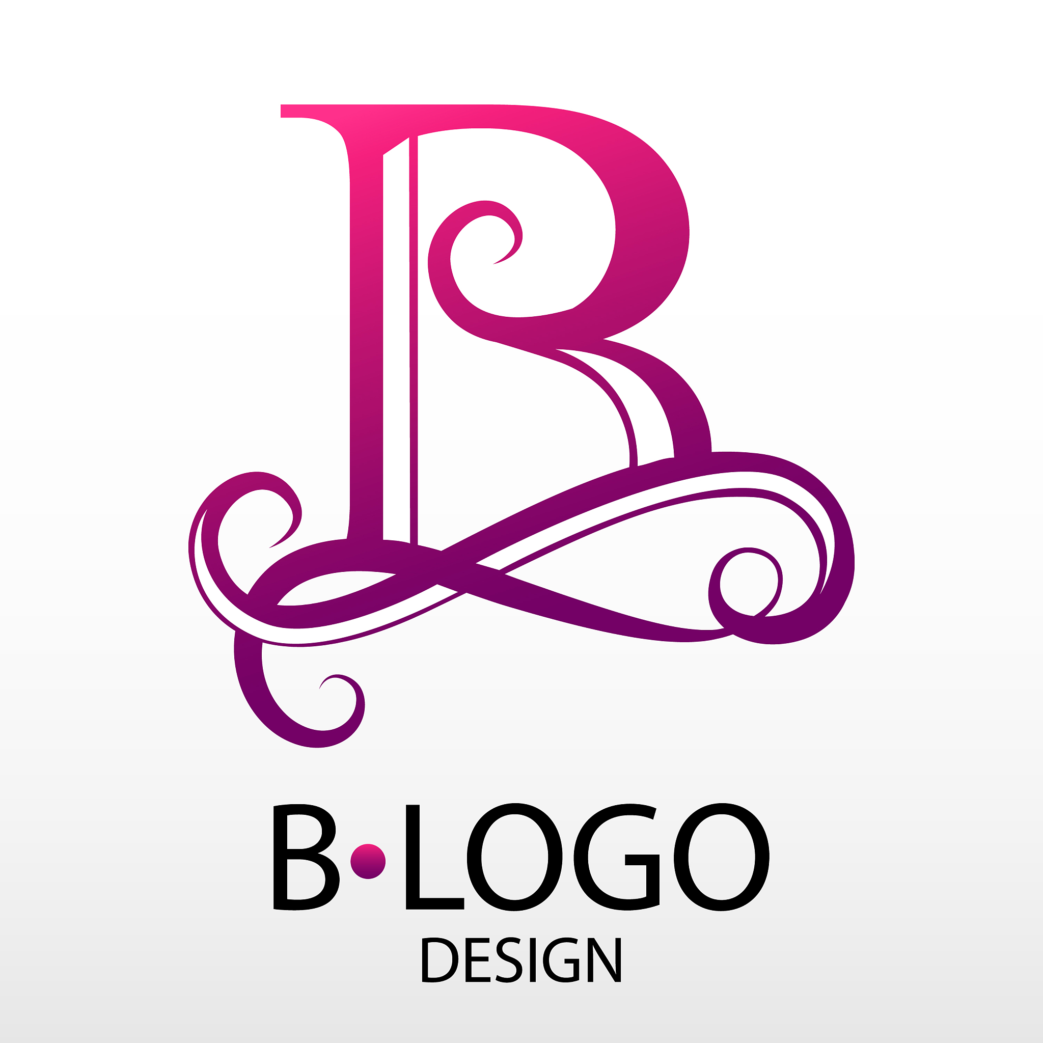 design modern logo letter monogram for business