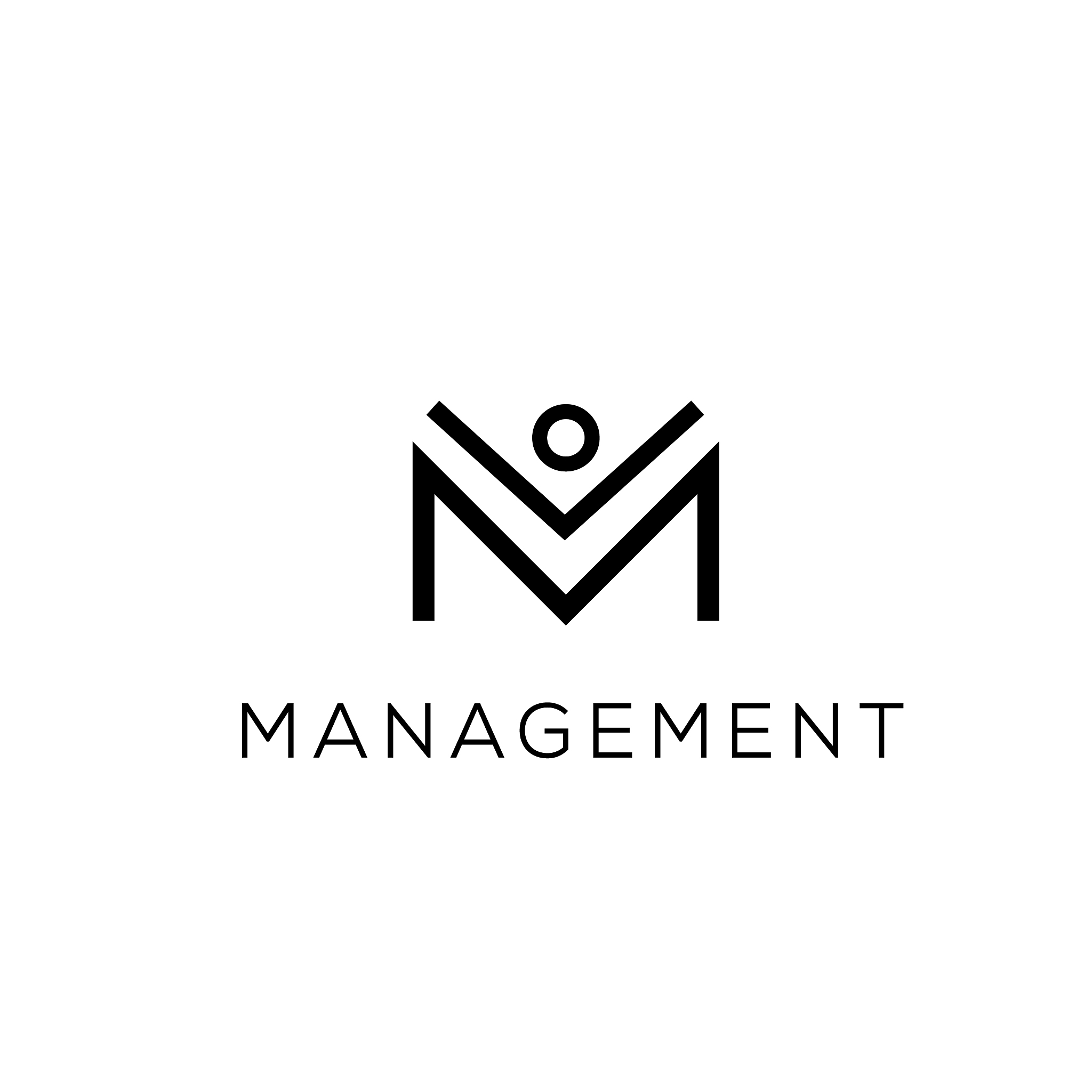 m letter logo architecture emblem