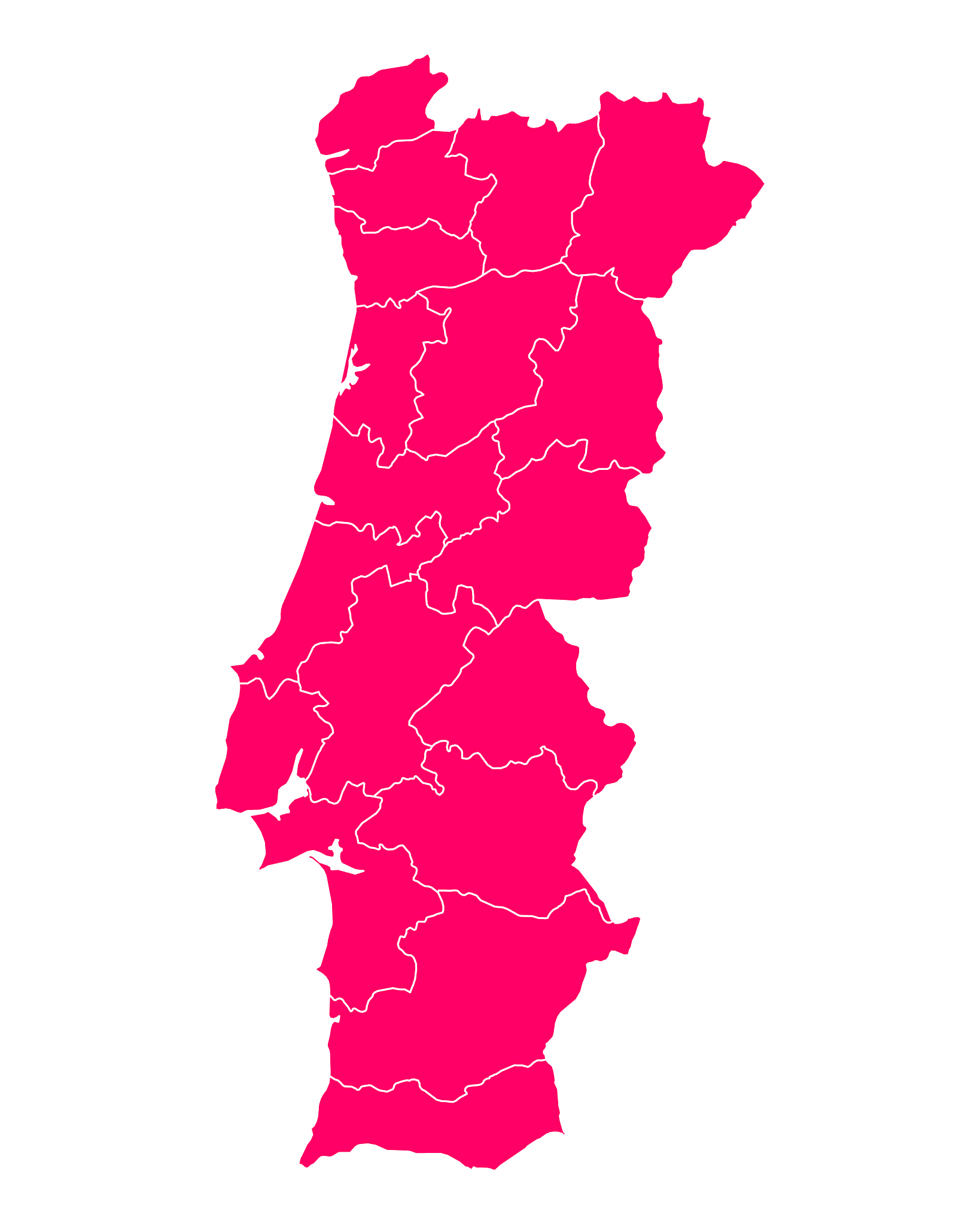 map portugal