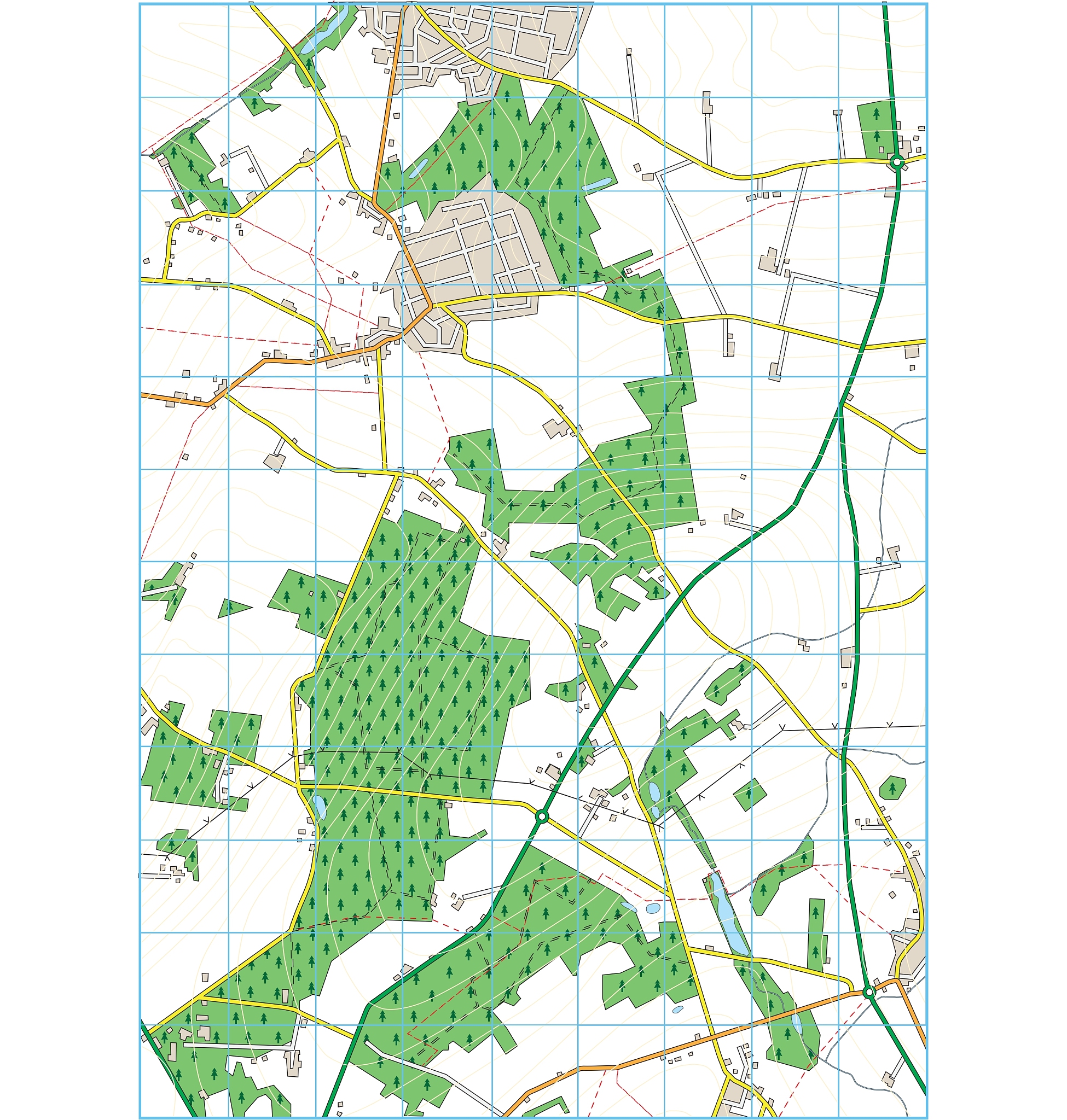 编写一个湖南省常德市安乡县林保规划其中的各地类情况