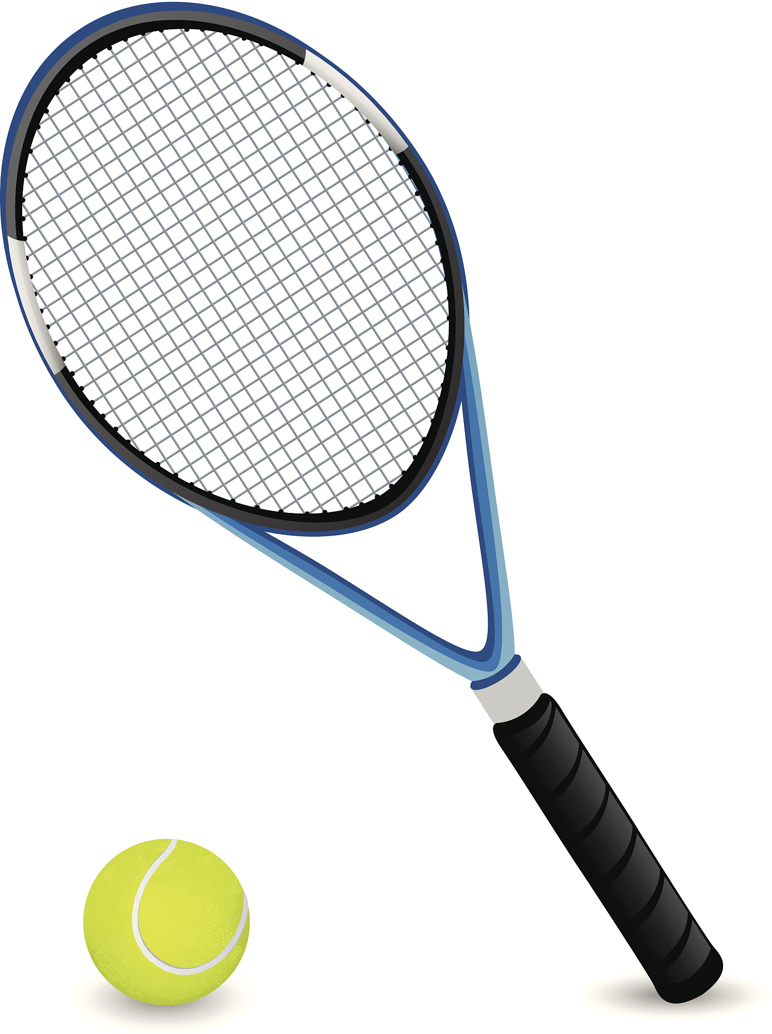 vector racket and a ball