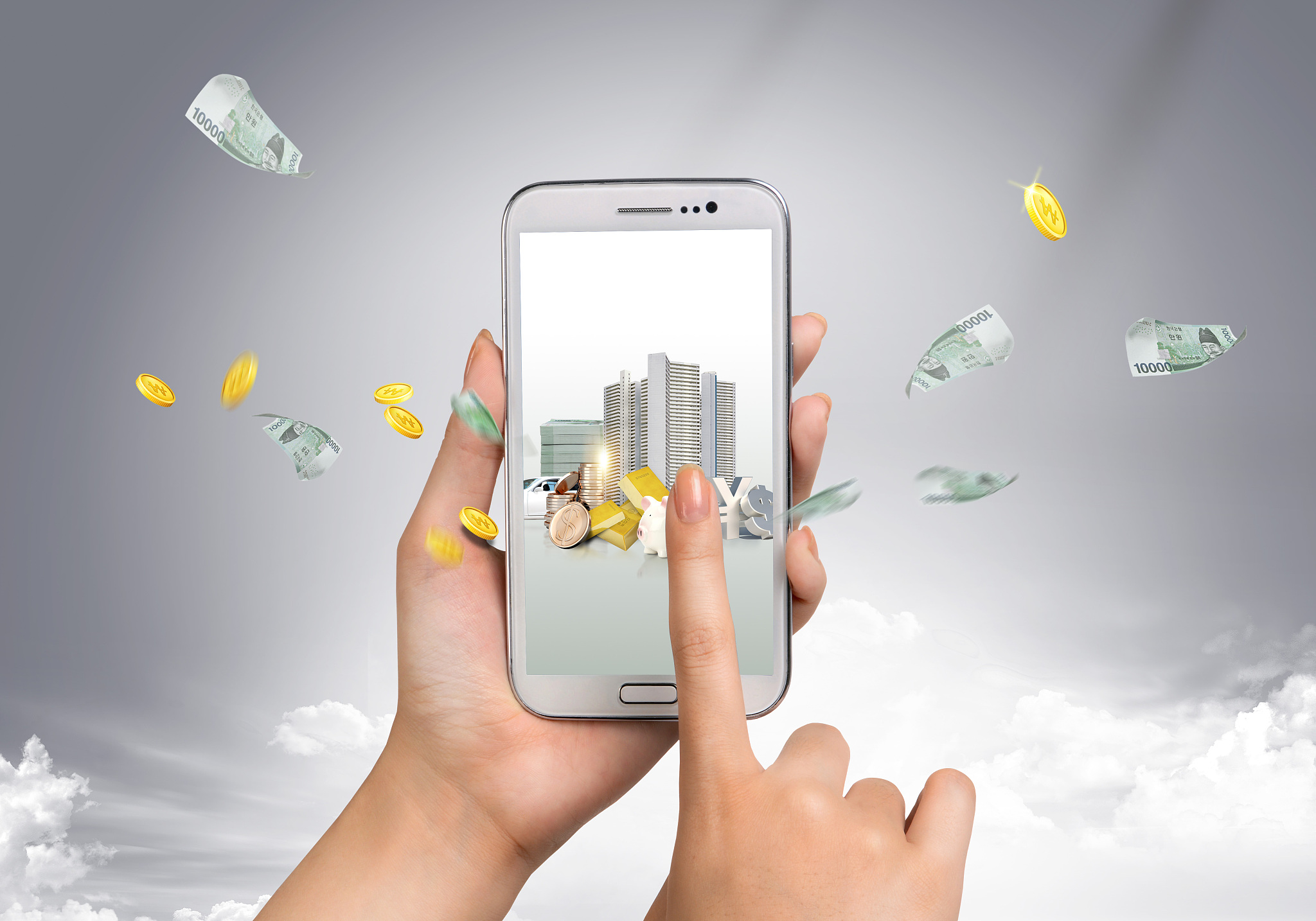 business, finance, banking, insurance, savings, virtual money, i