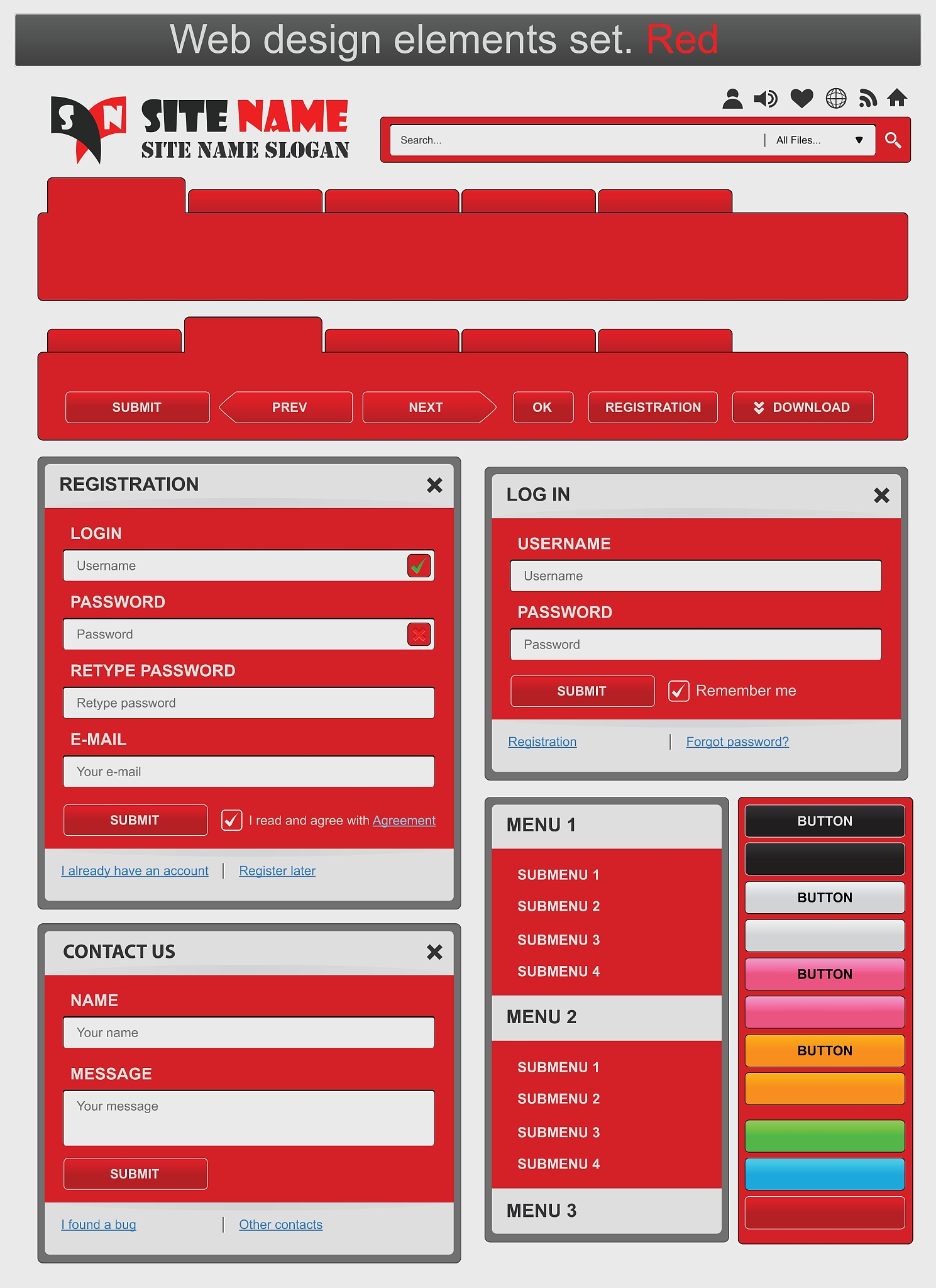 内嵌式标记文字为红色