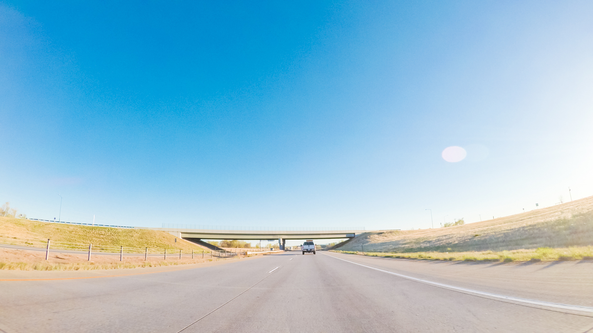 driving west on interstate highway i76