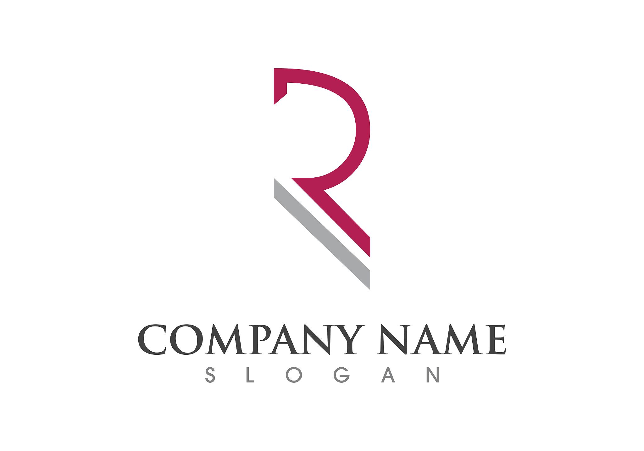 r letter   business template