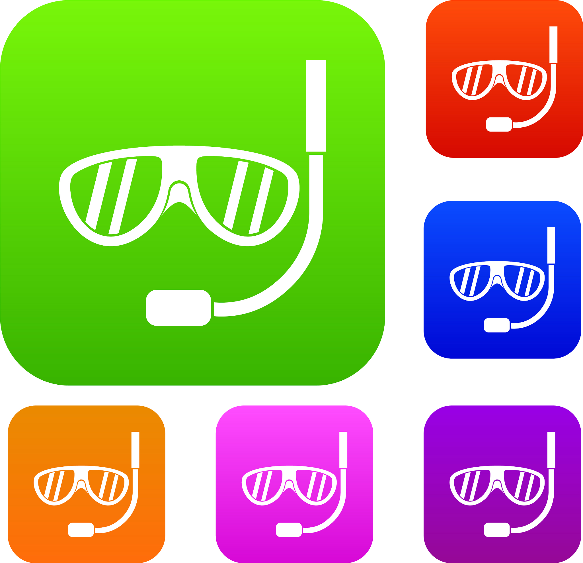 swimming mask set collection