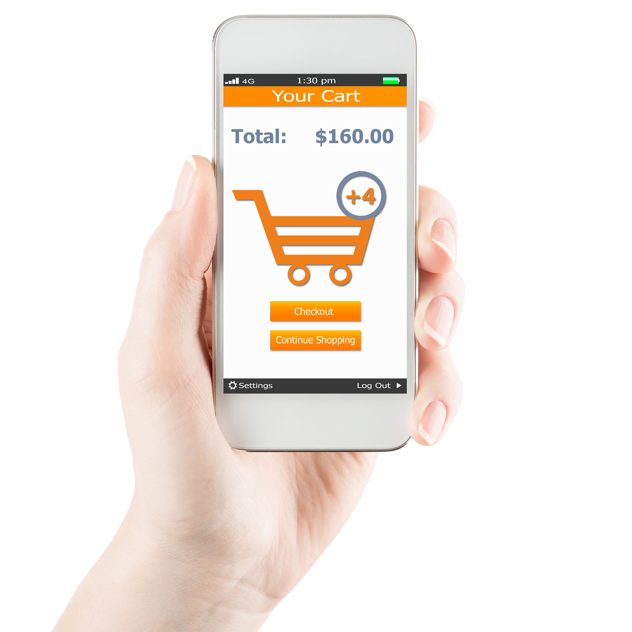 concept of mobile shopping