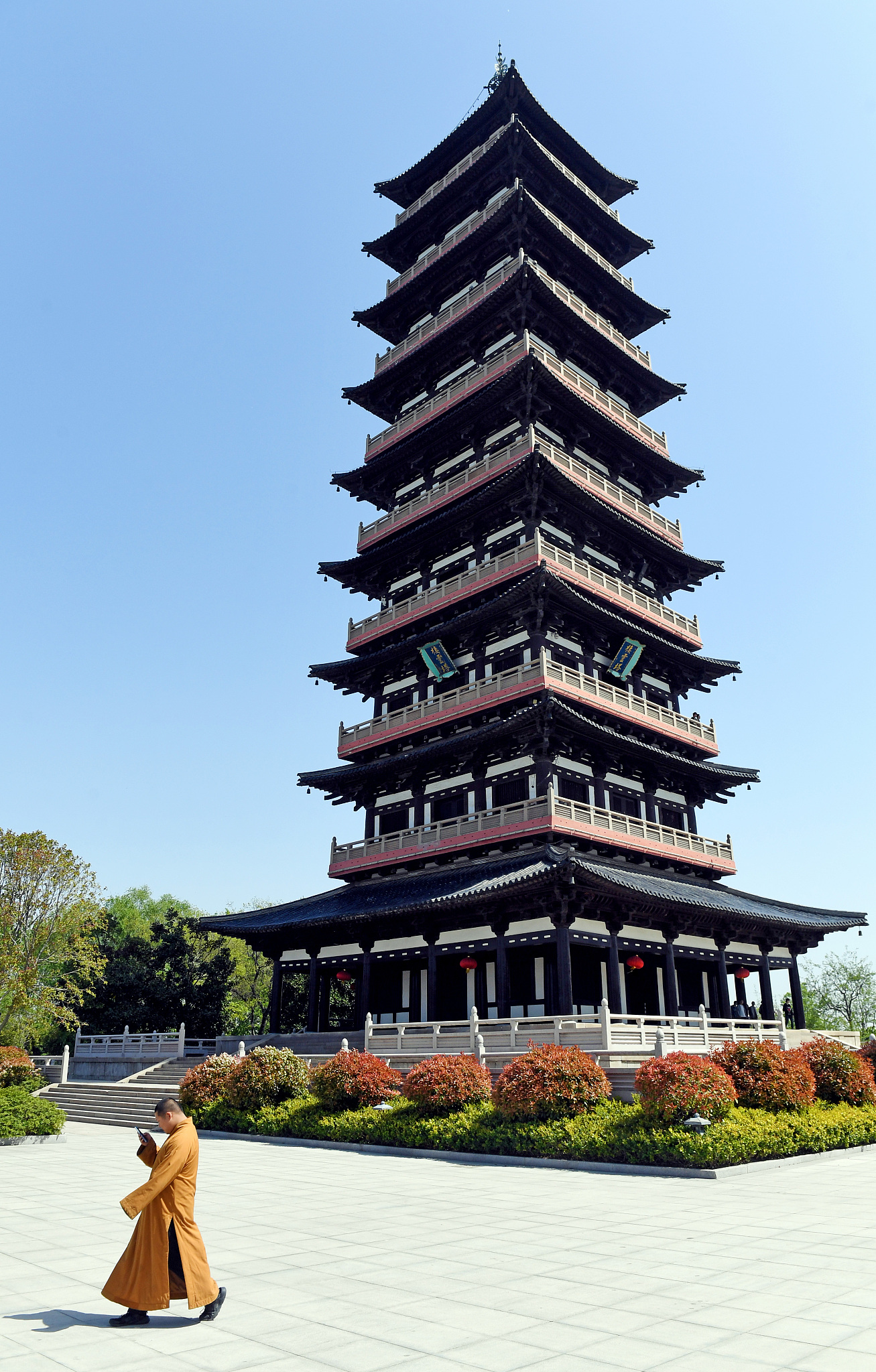 扬州塔院寺：千年古刹，七层石塔，寻幽静谧