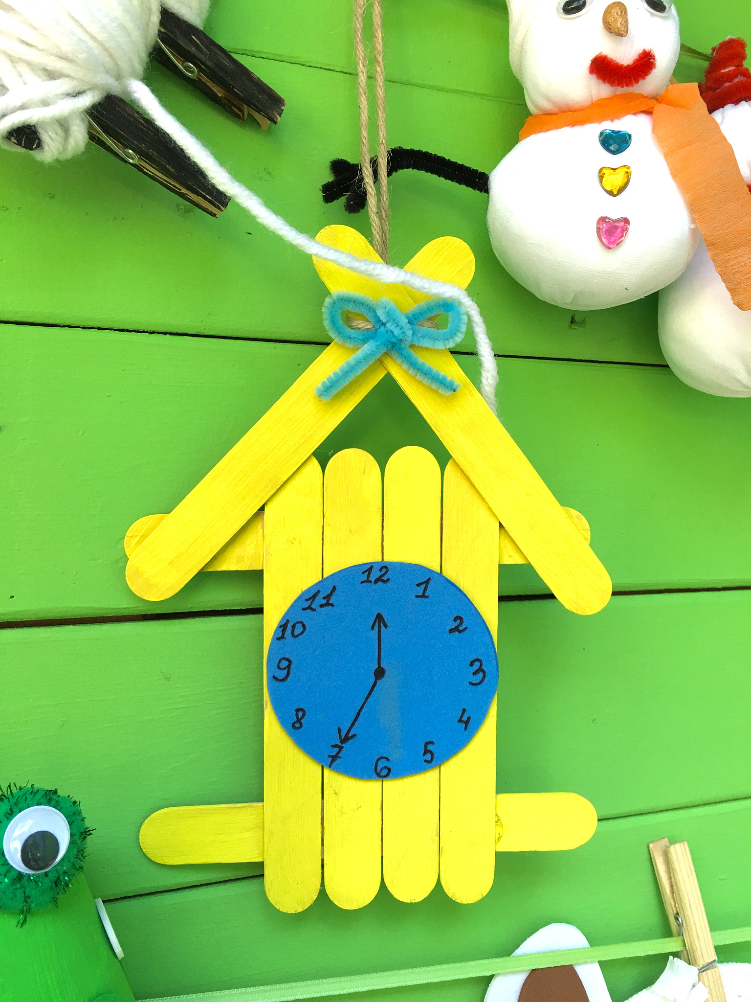 如何制作钟表手工制作