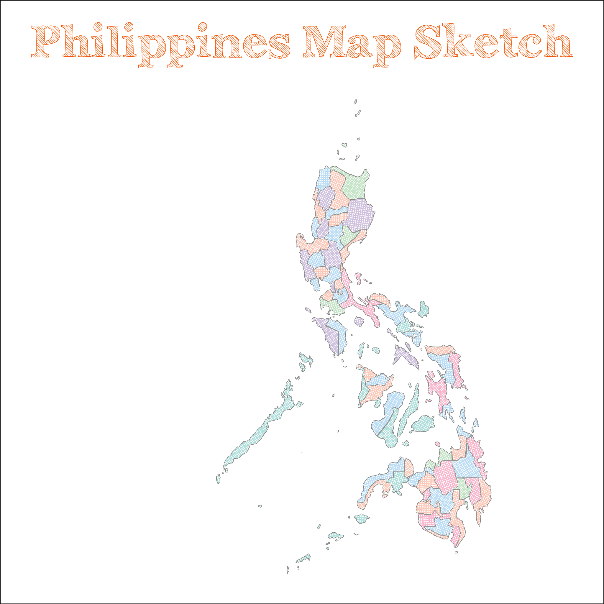 philippines map.
