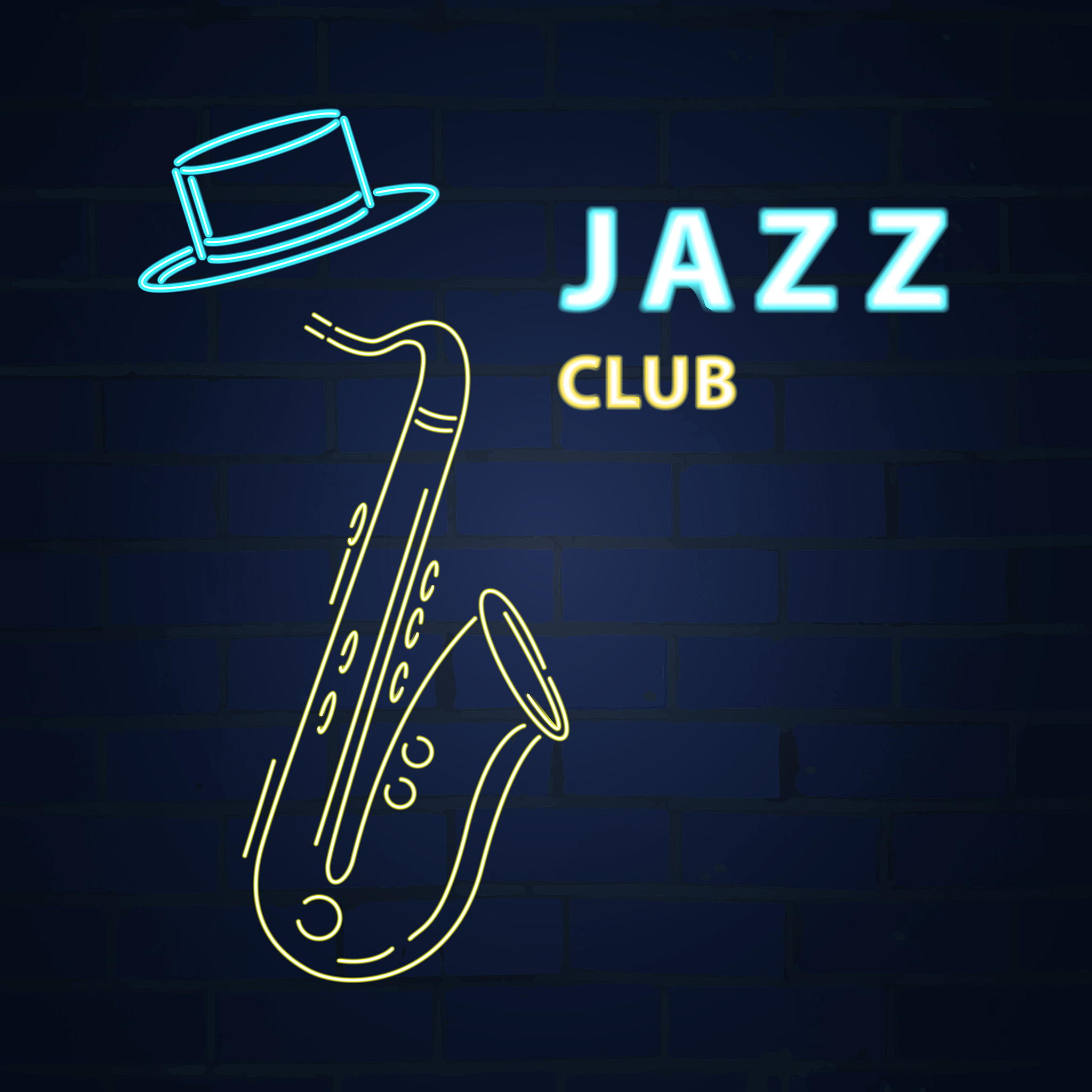 jazz neon. saxophone. jazz neon club. vector illustration design