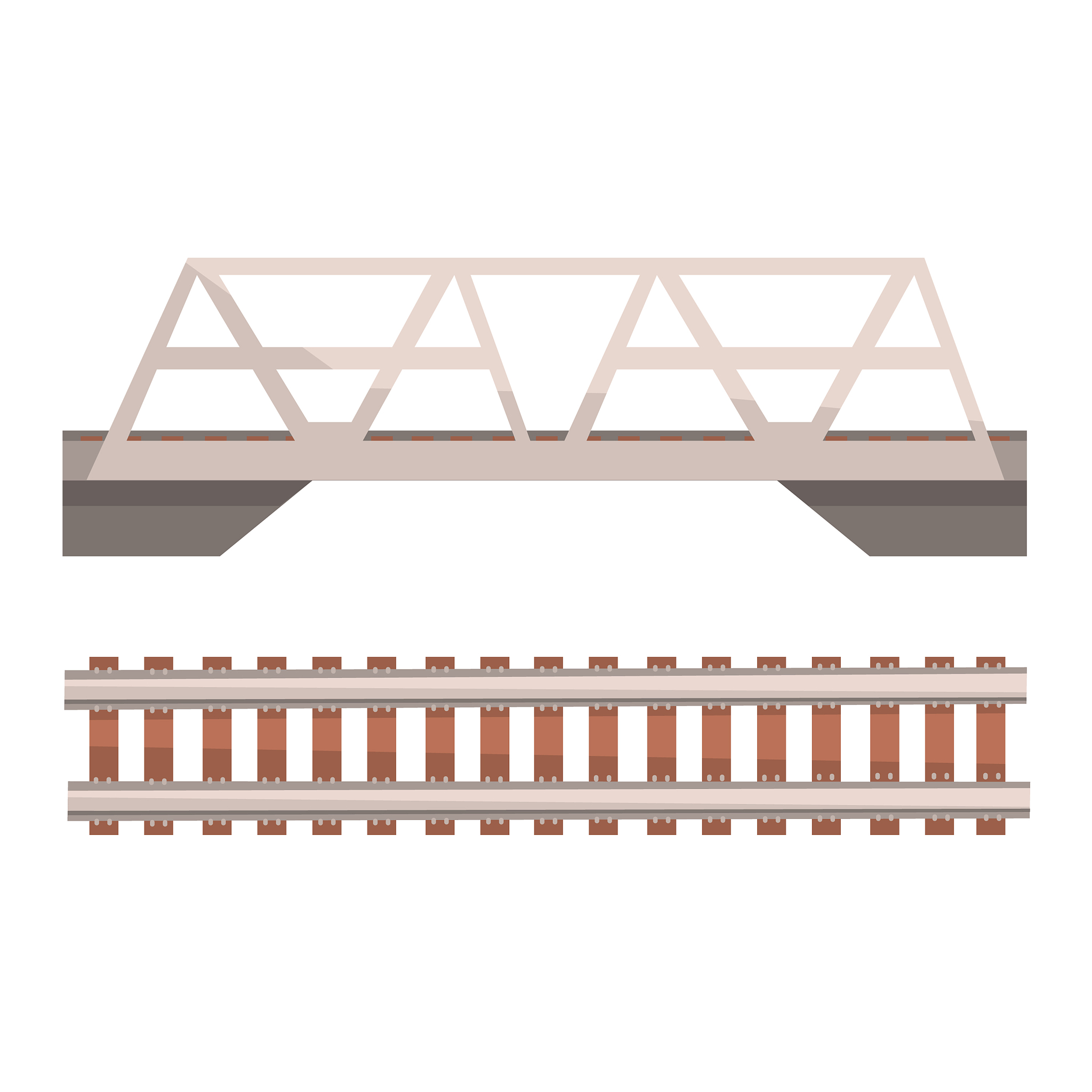 桥梁建设具有悠久的历史并存在多种分类方式。根据用途不同桥梁可分为铁路桥、公路桥、人行桥和运水桥等类型。根据跨越的障碍不同可分类为跨河桥、跨谷桥、跨线桥也称为立交桥、高架桥和栈桥等。根据跨度的大小和多跨总长不同可分为小桥、中桥、大桥和特大桥等。此外还可以根据结构来划分包括梁板桥、拱桥、悬索桥和钢架桥等。根据中国知网数据库把这段话降低重复率