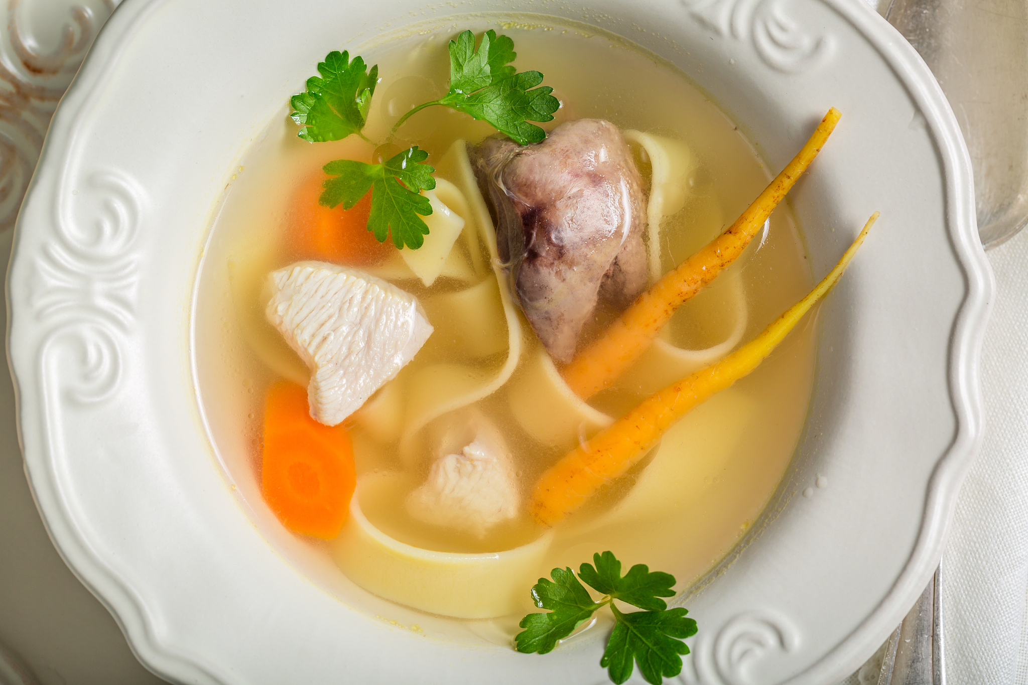 homemade chicken noodle soup