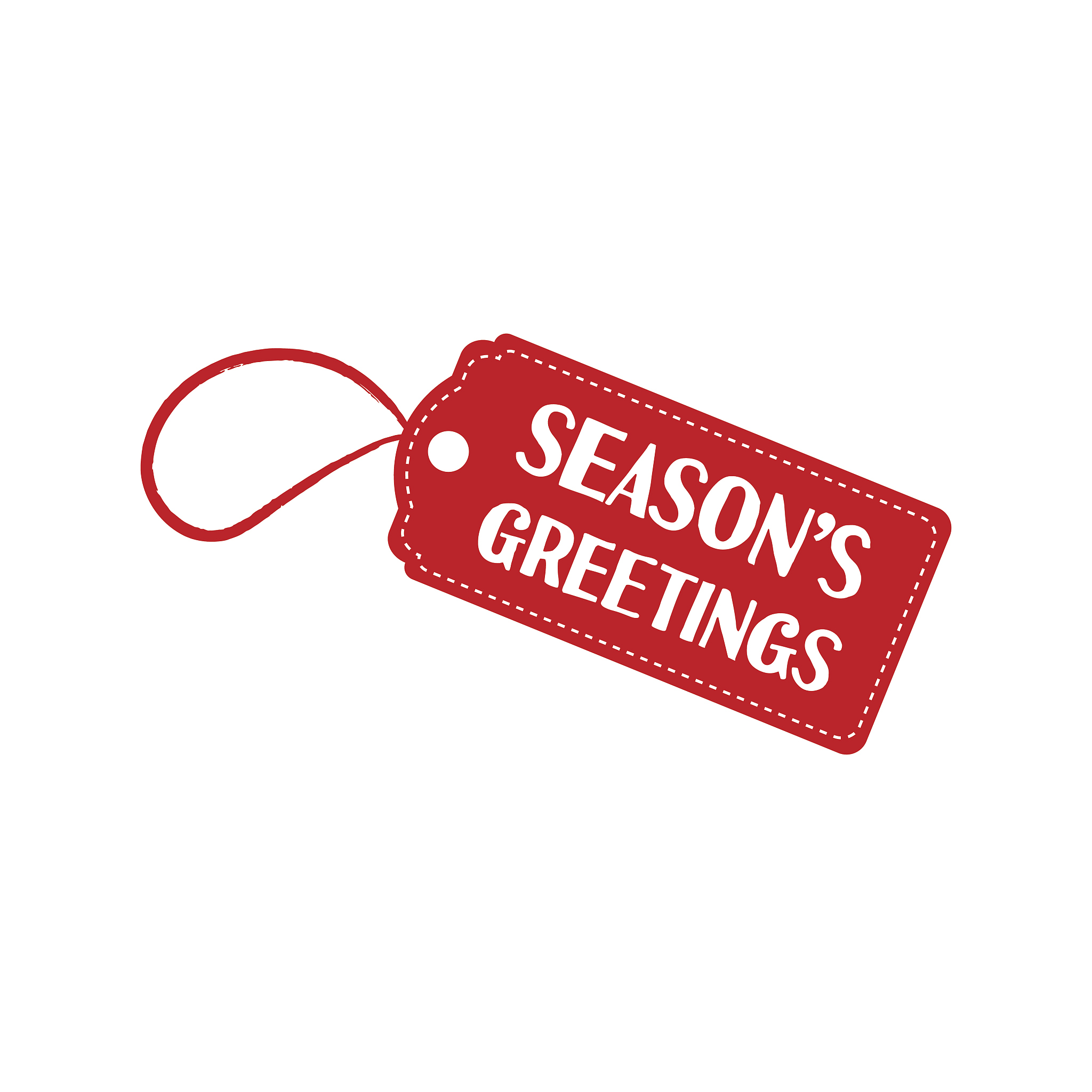 merry christmas sale tag quote text illustration