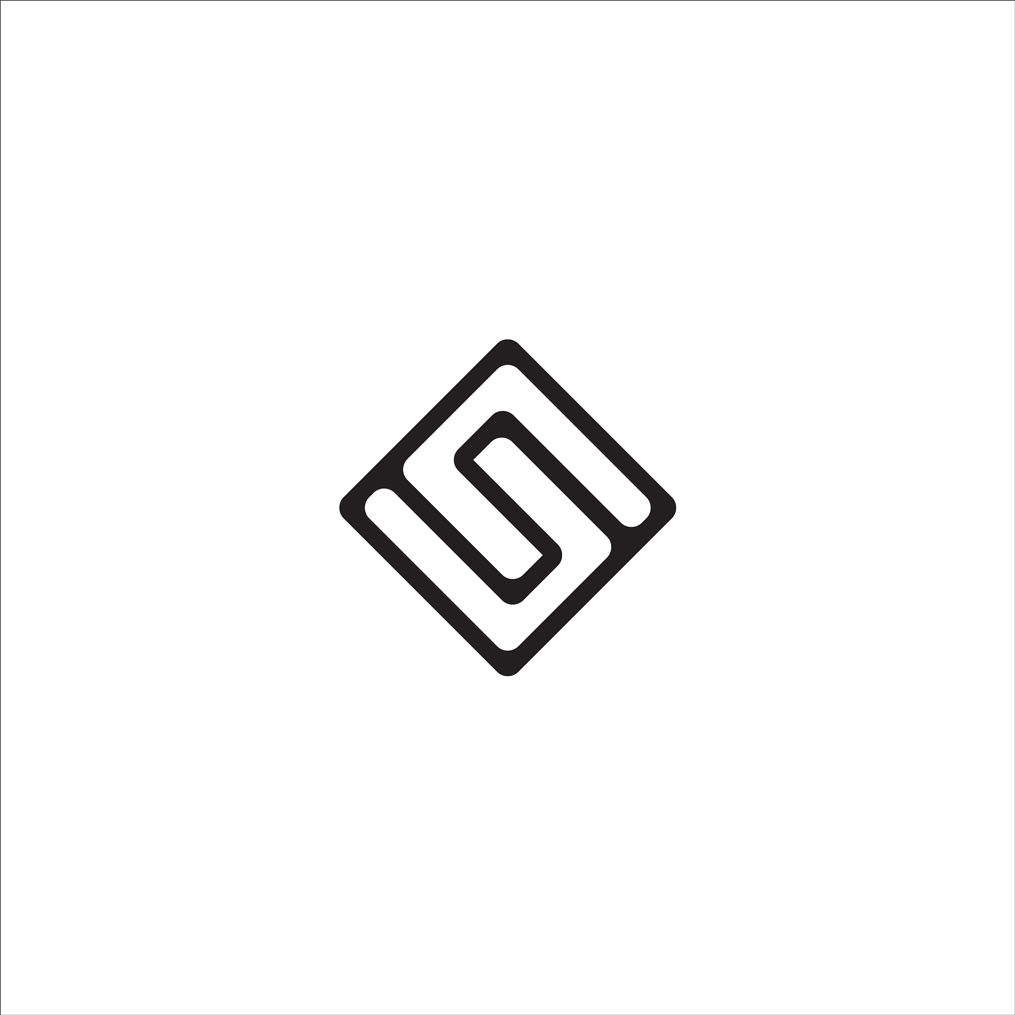 s letter logo design