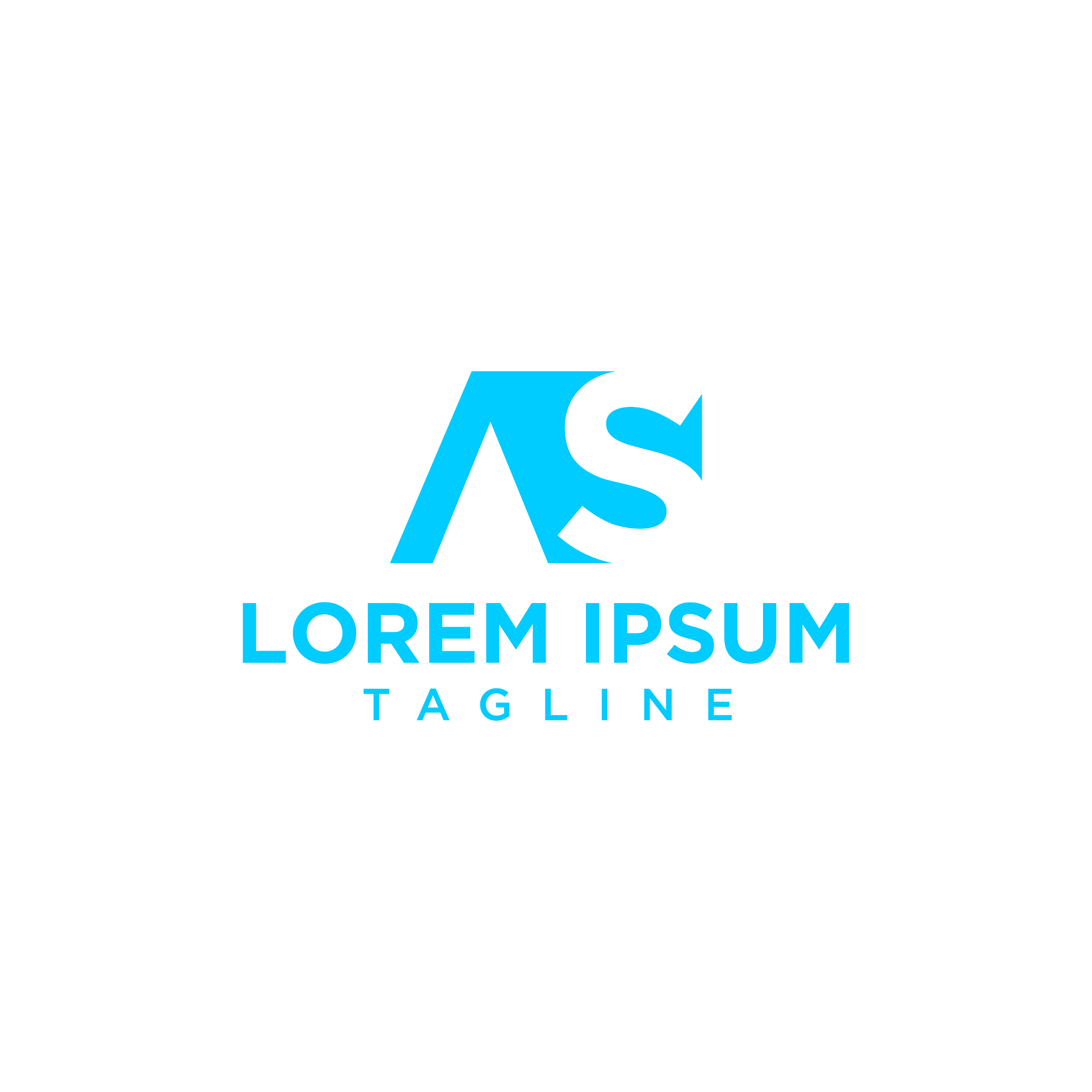 creative negative space letters