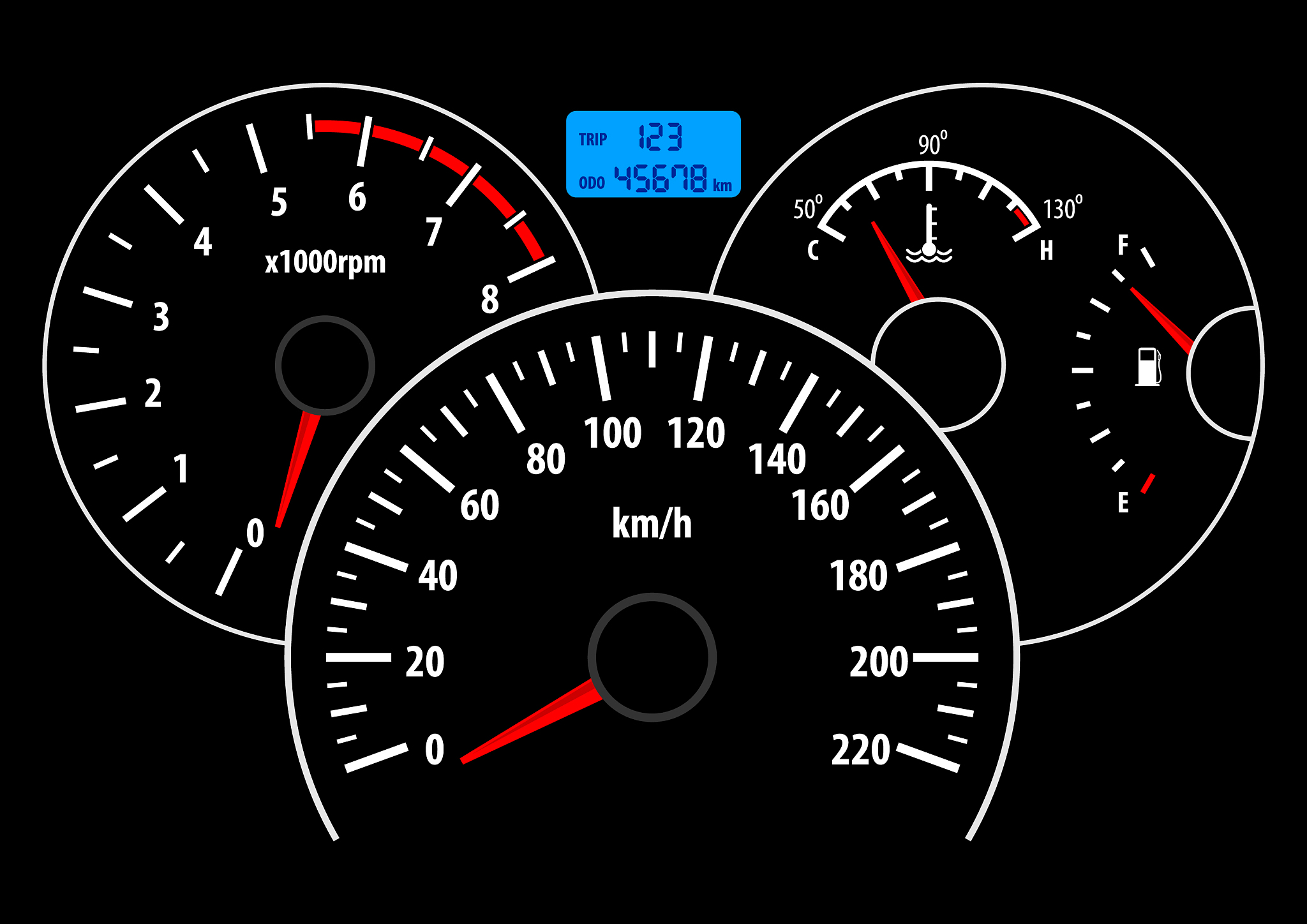 car dashboard