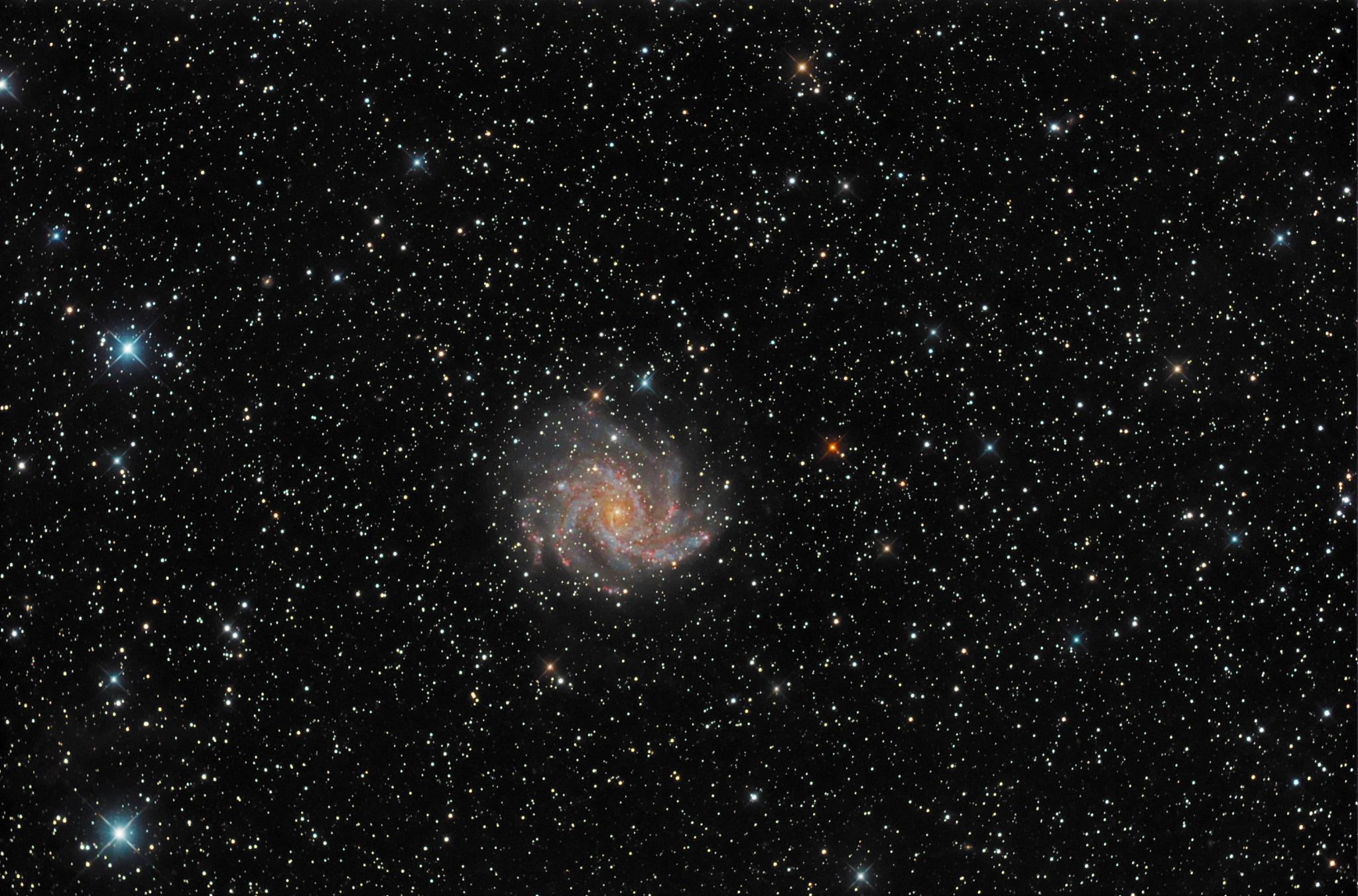 fireworks galaxy