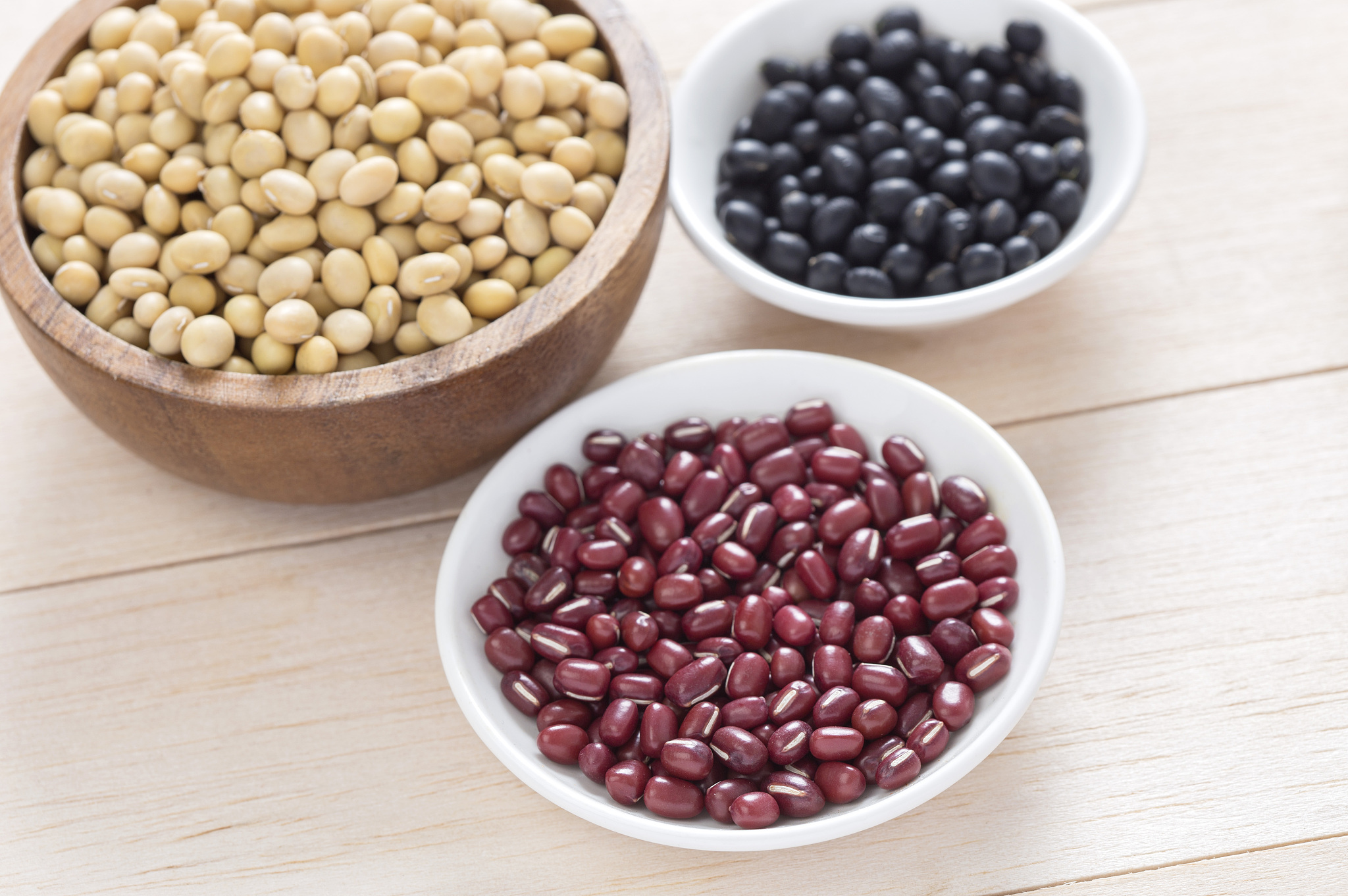 黄豆红豆黑豆能一起打豆浆吗，