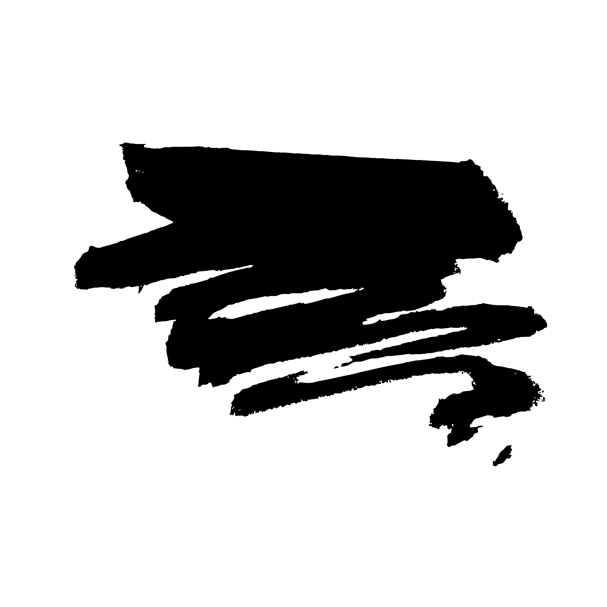 grunge ink pen stroke