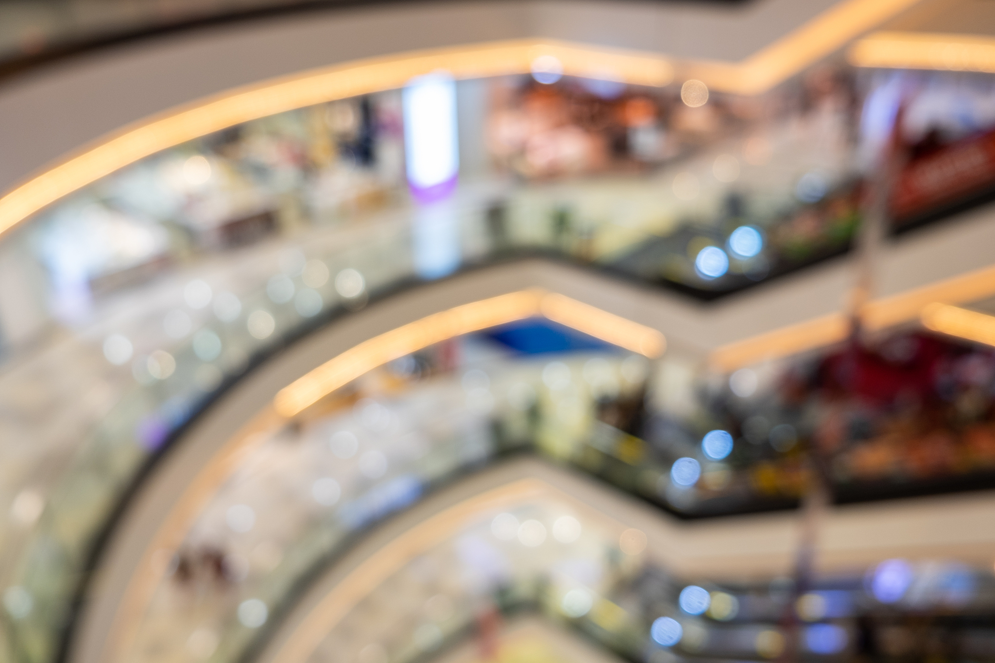blur scene of a shopping mall, can be used as a background for c