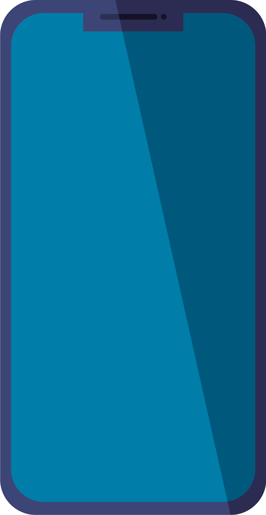 isolated digital smartphone design