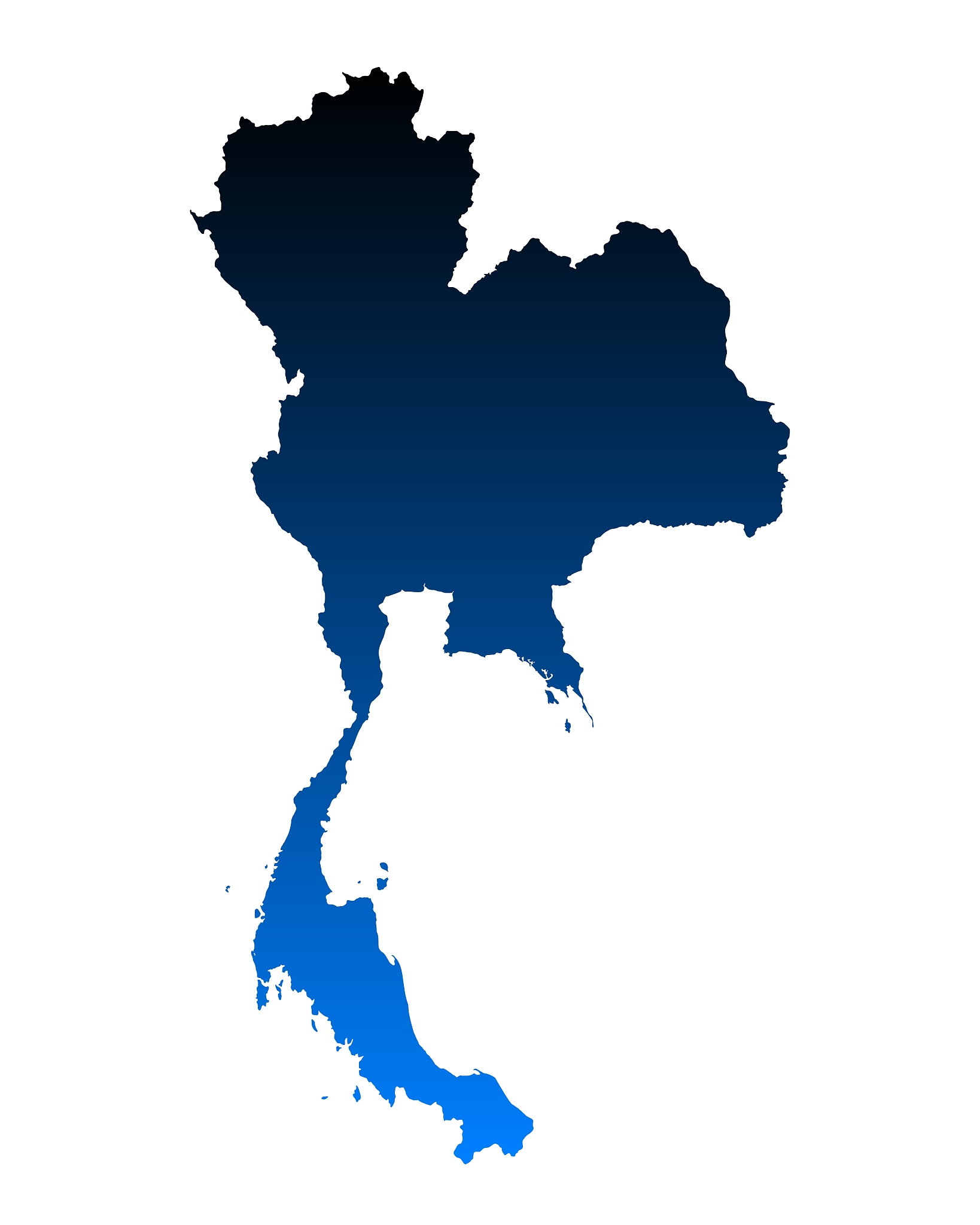 map of thailand