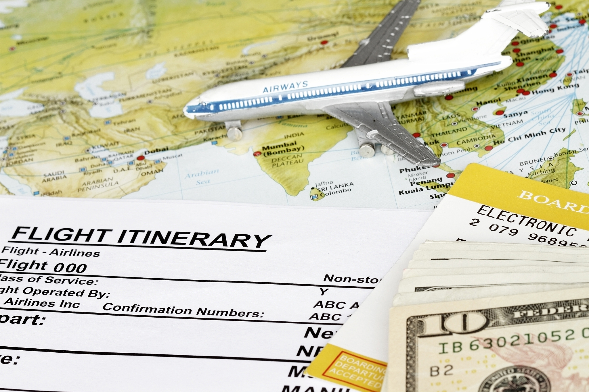 美国飞香港有哪些航班？