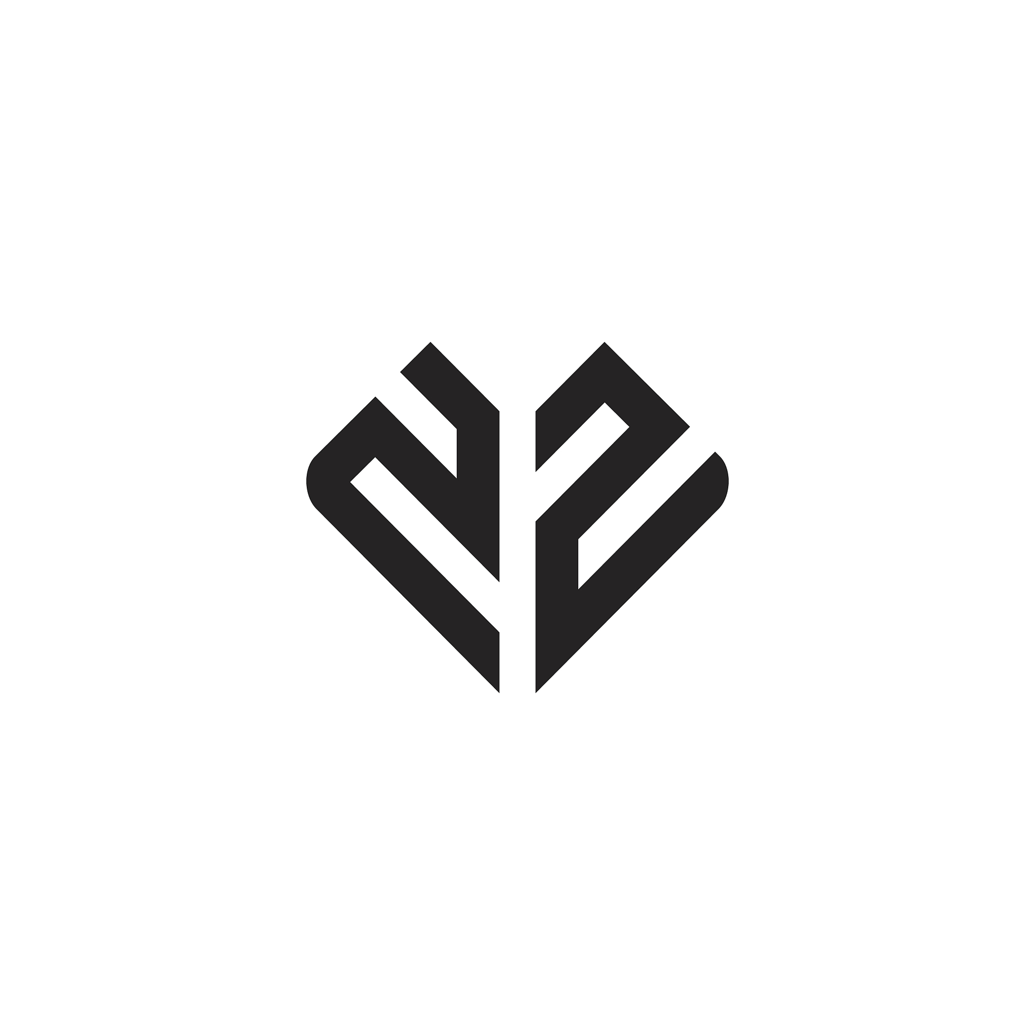 zz letter logo icon design template elements