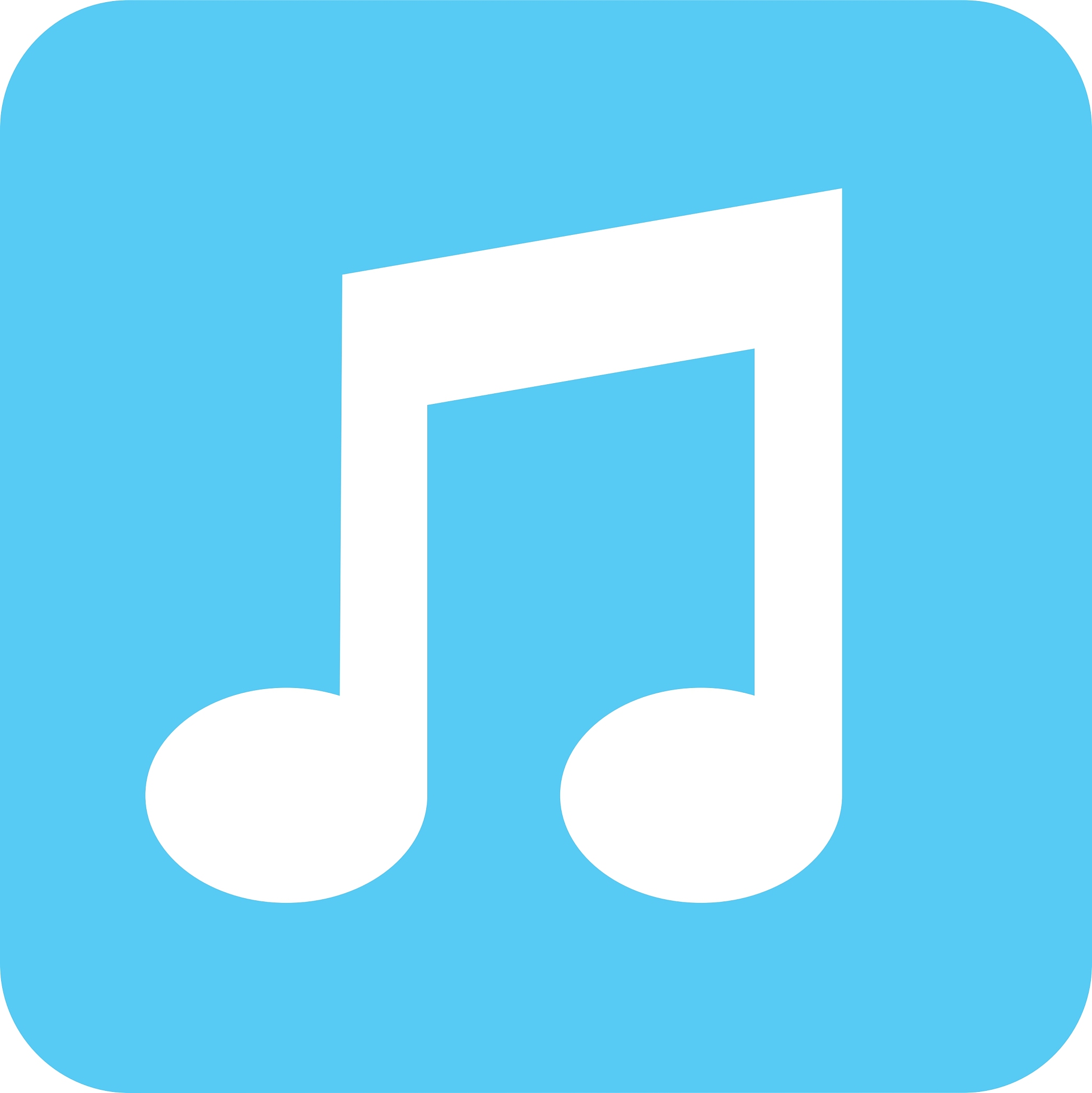 music note isolated icon