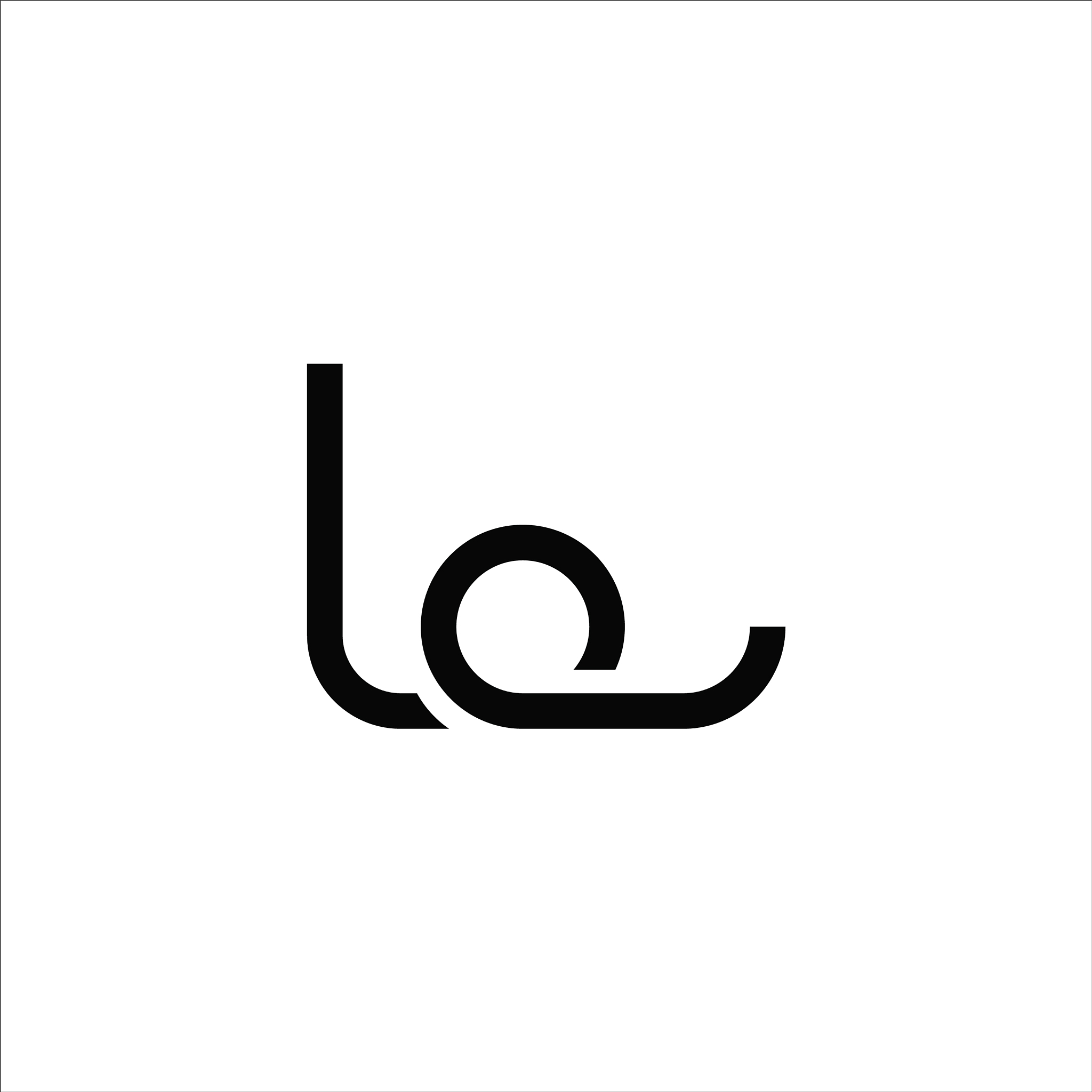 initial letter la or al logo design template