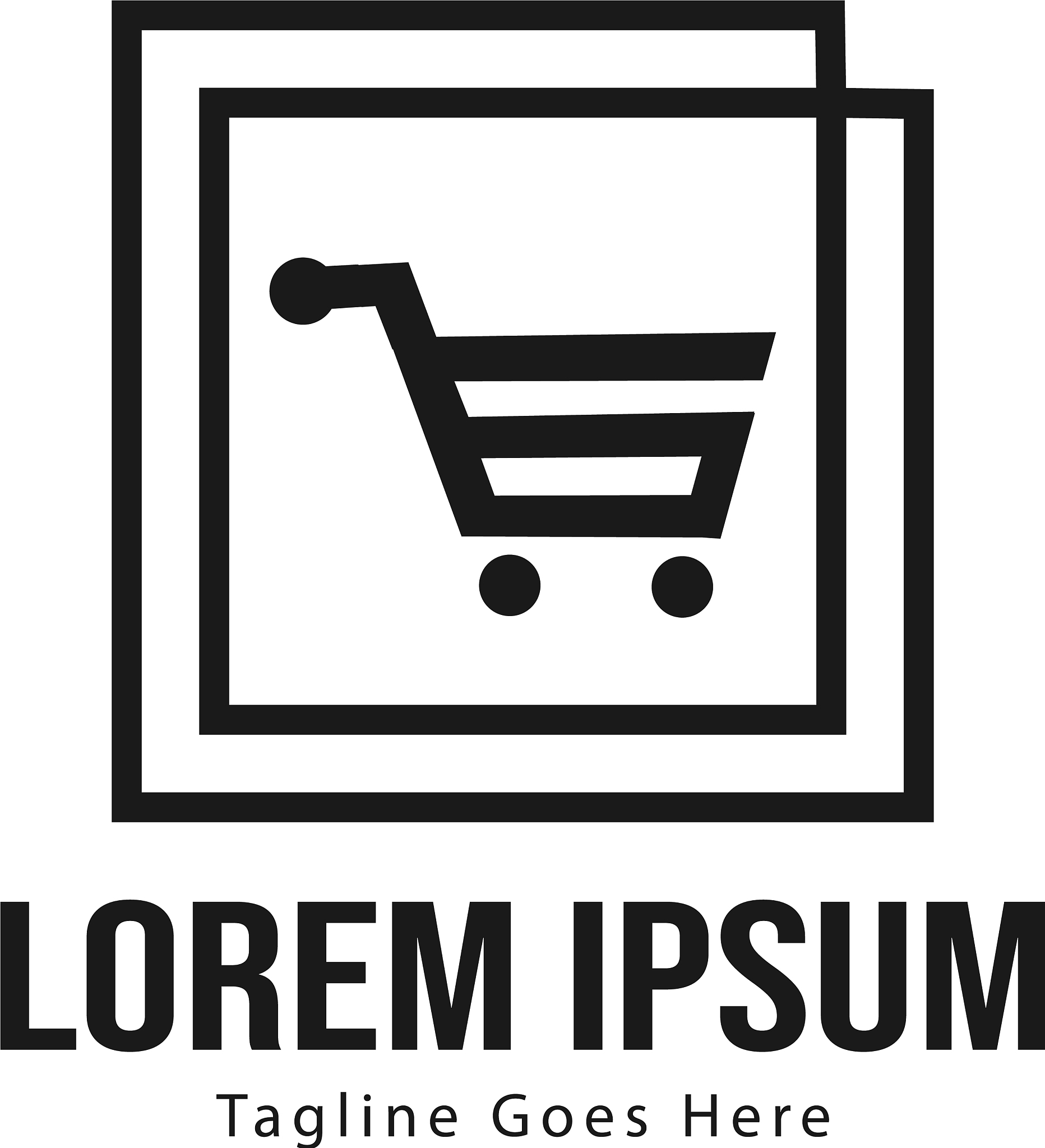 shopping logo template design shopping logo with