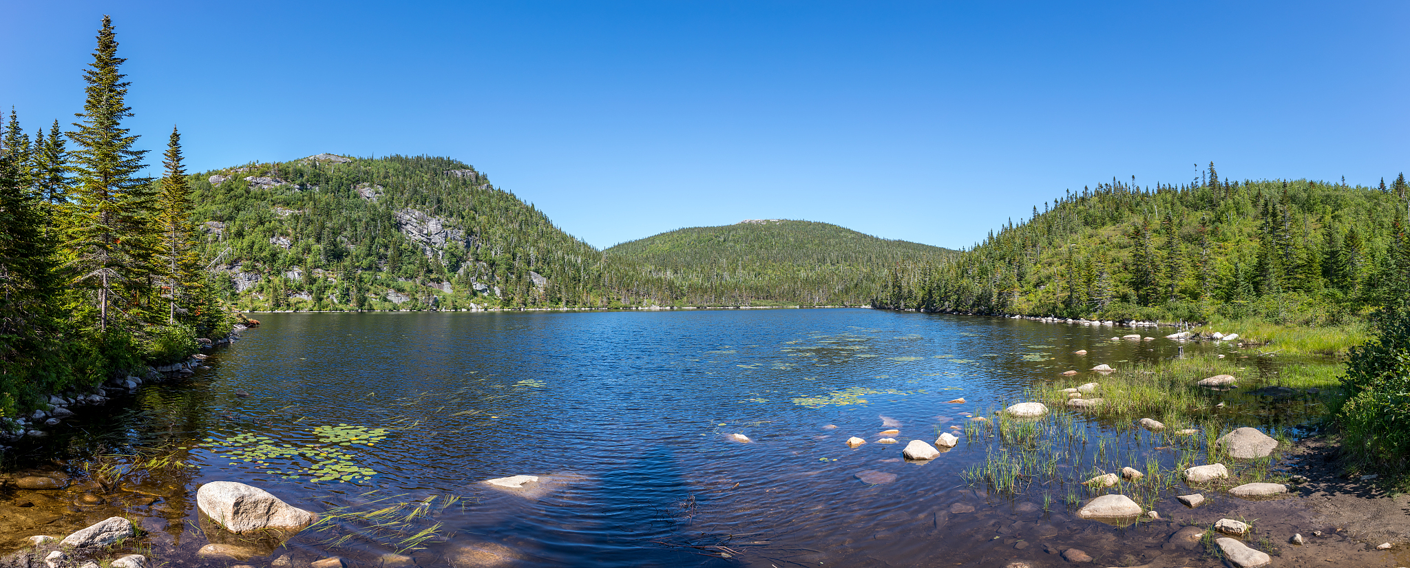 panoramic picture of parc national des grands jardins nature lan