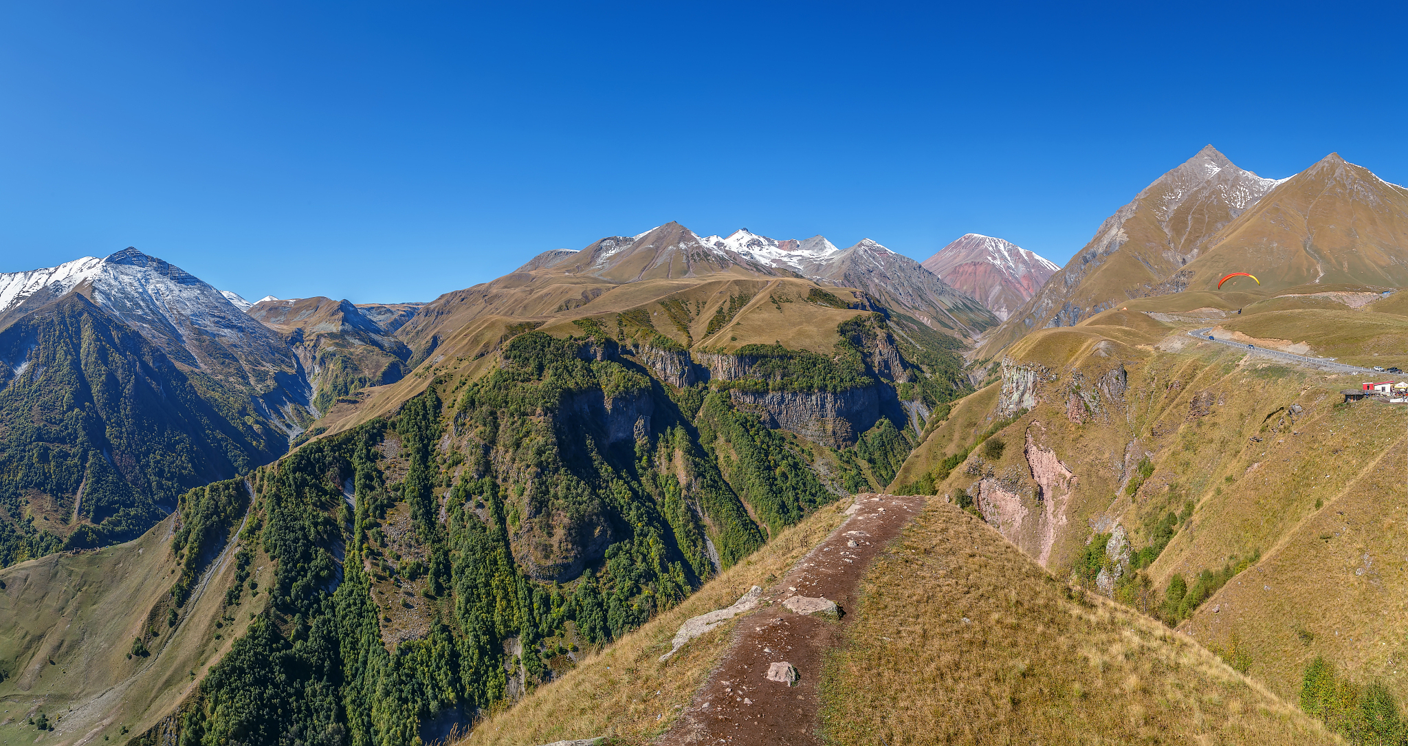 mountain landscape in georgia