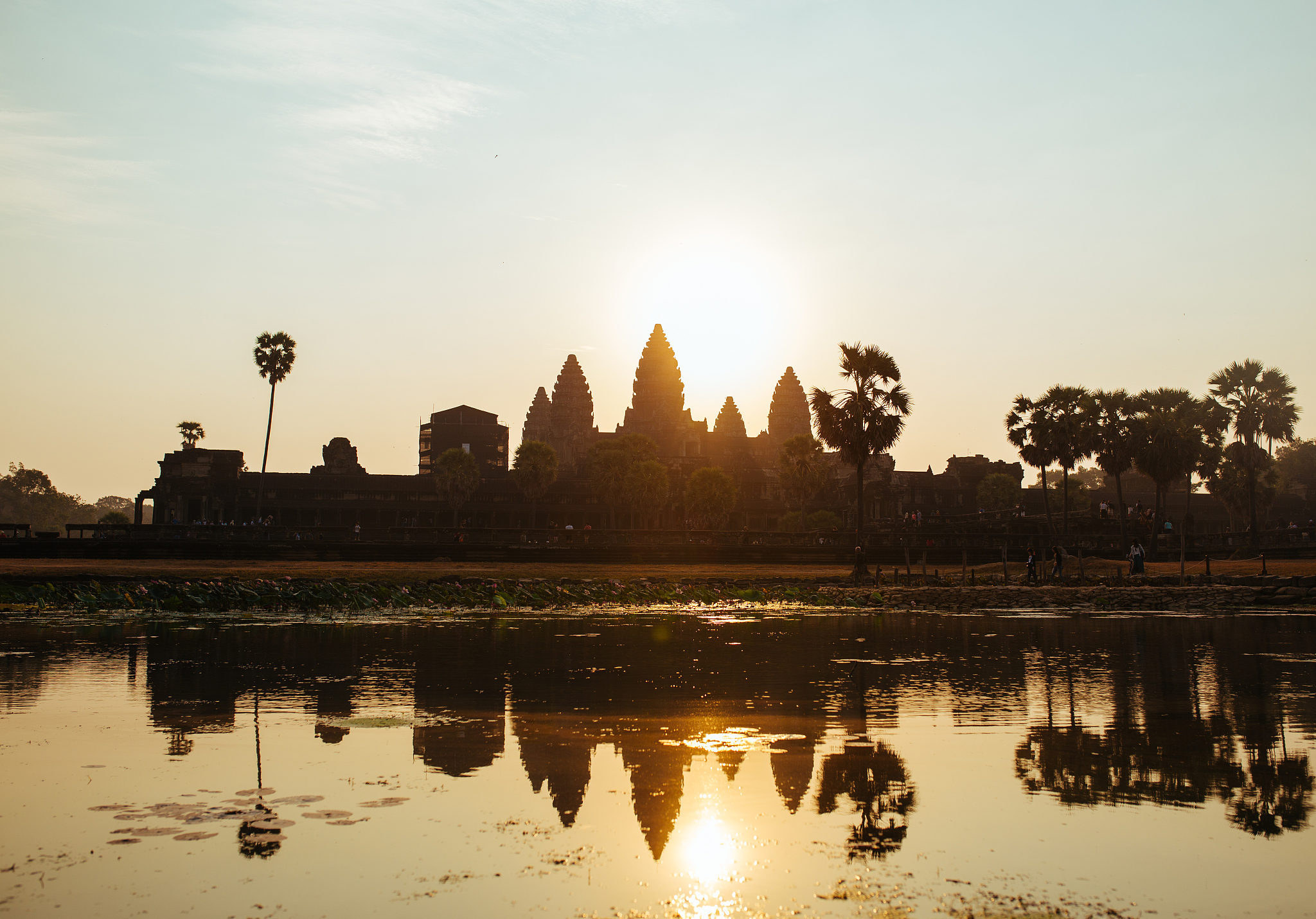 angkor wat temple in cambodia near siem reap city in asia