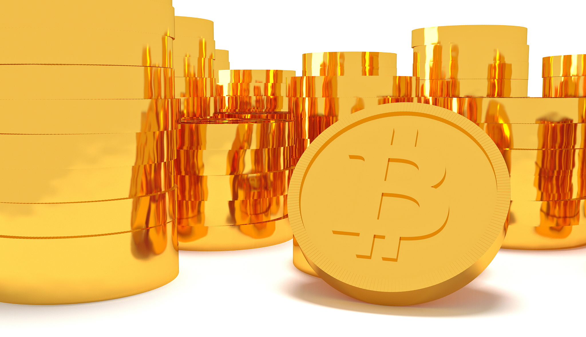 bitcoin pile