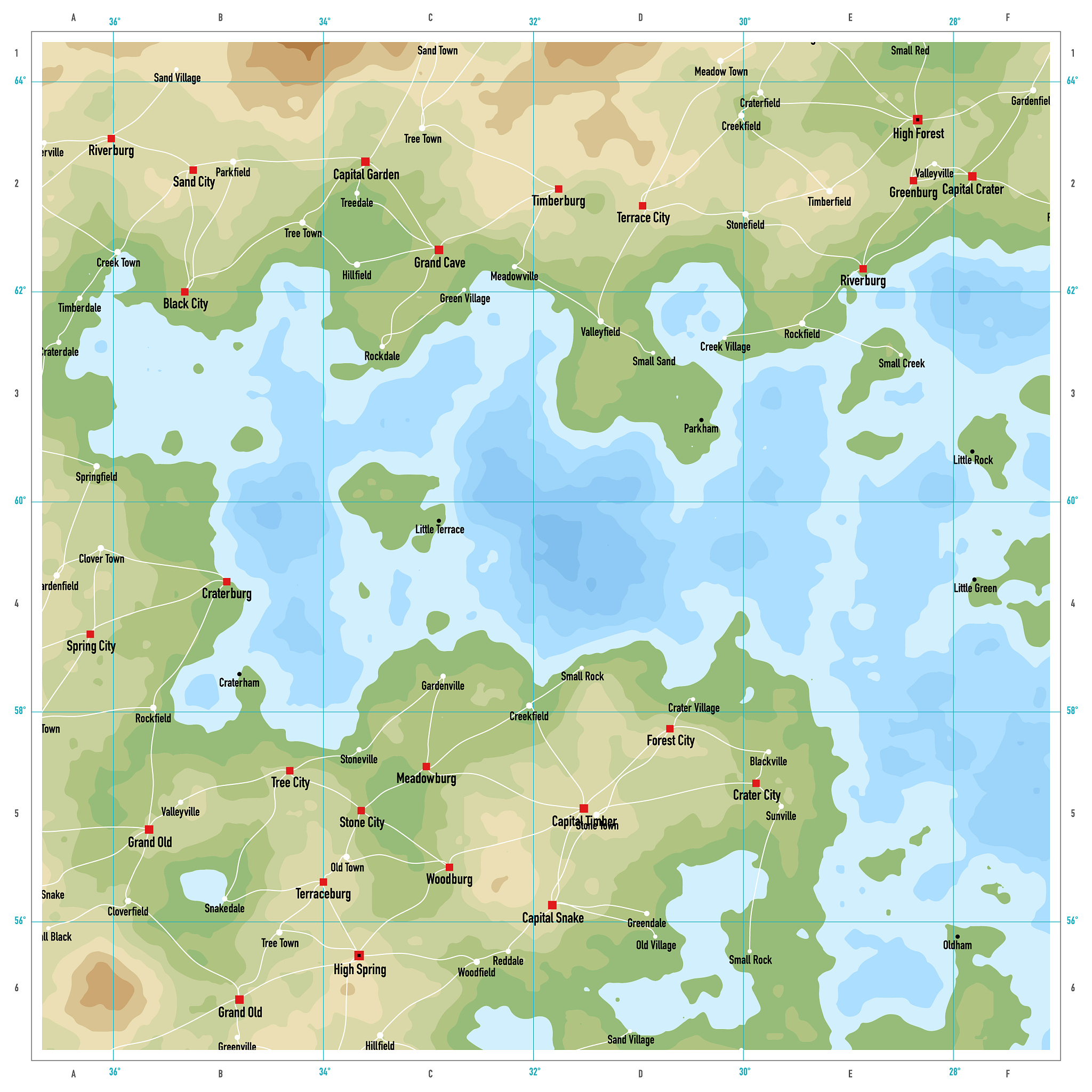 浙江省地理元胞自动机模拟 - Leaflet框架 + 天地图底图