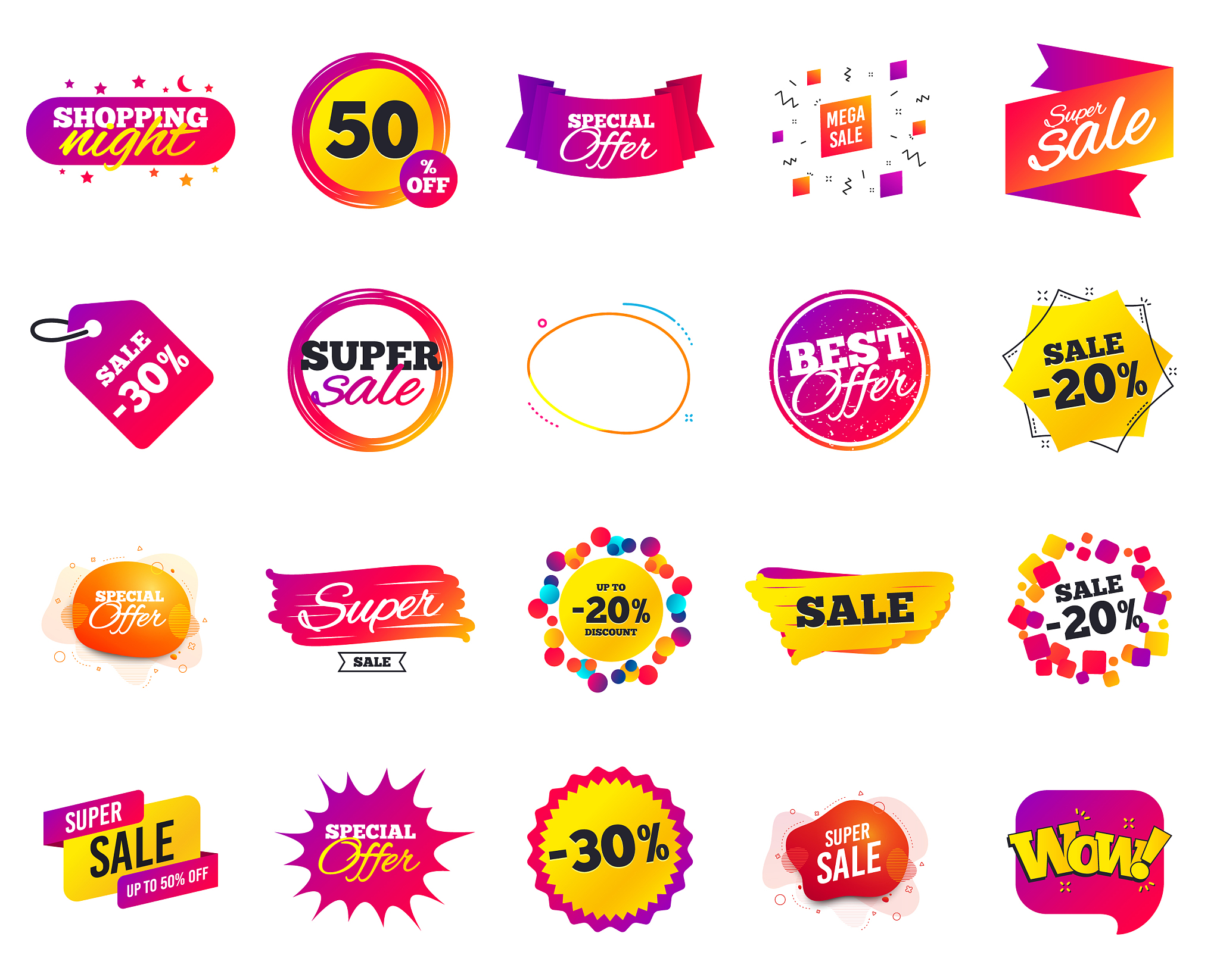 sale banner special offer template tags cyber