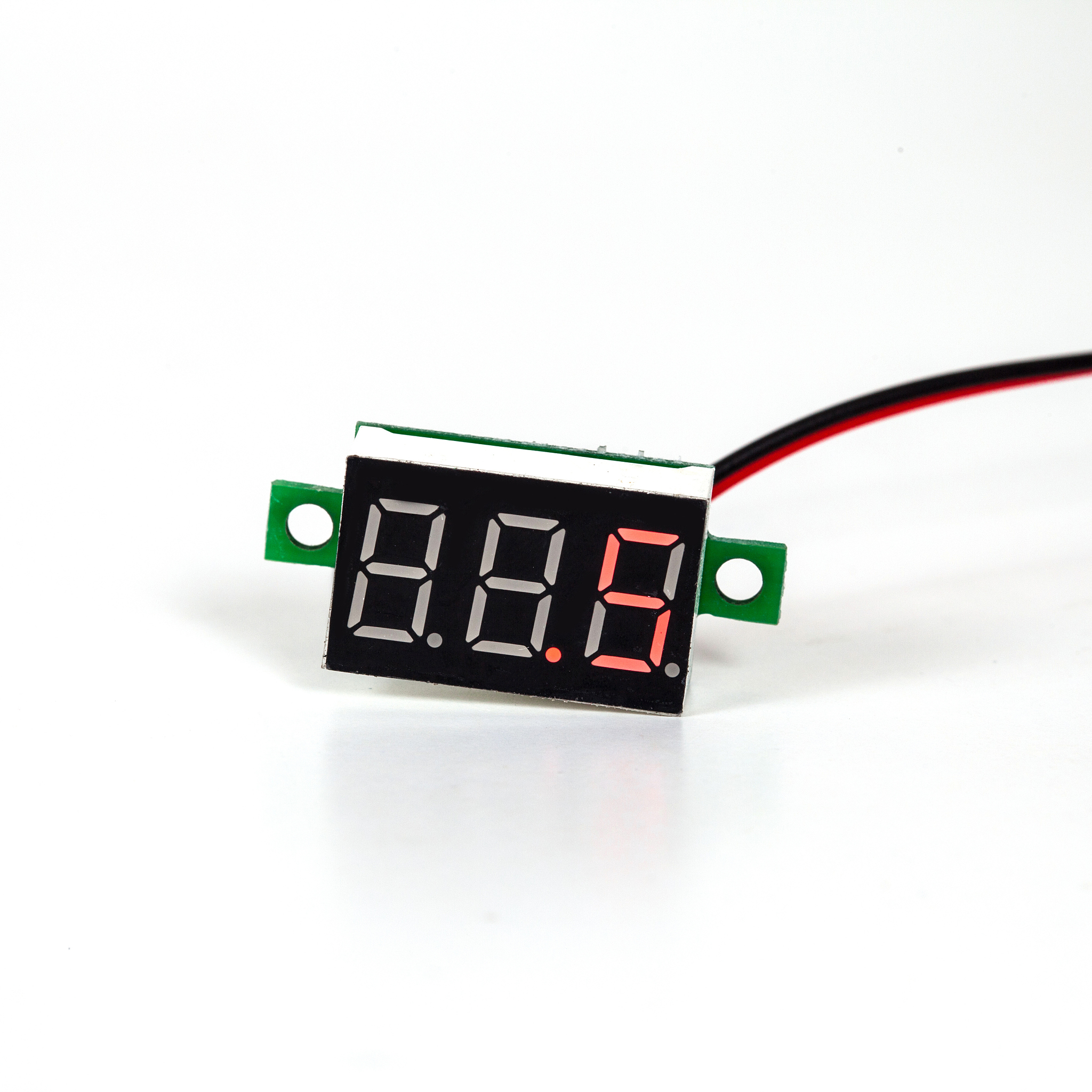 AVR单片机数码管显示拨码开关状态 - 使用延时刷新