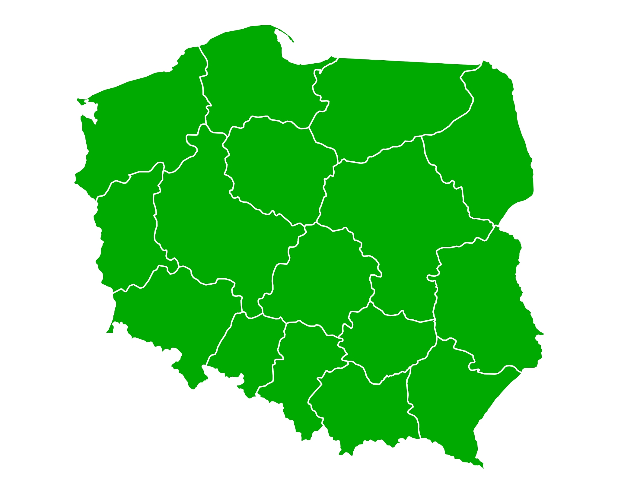 map of poland