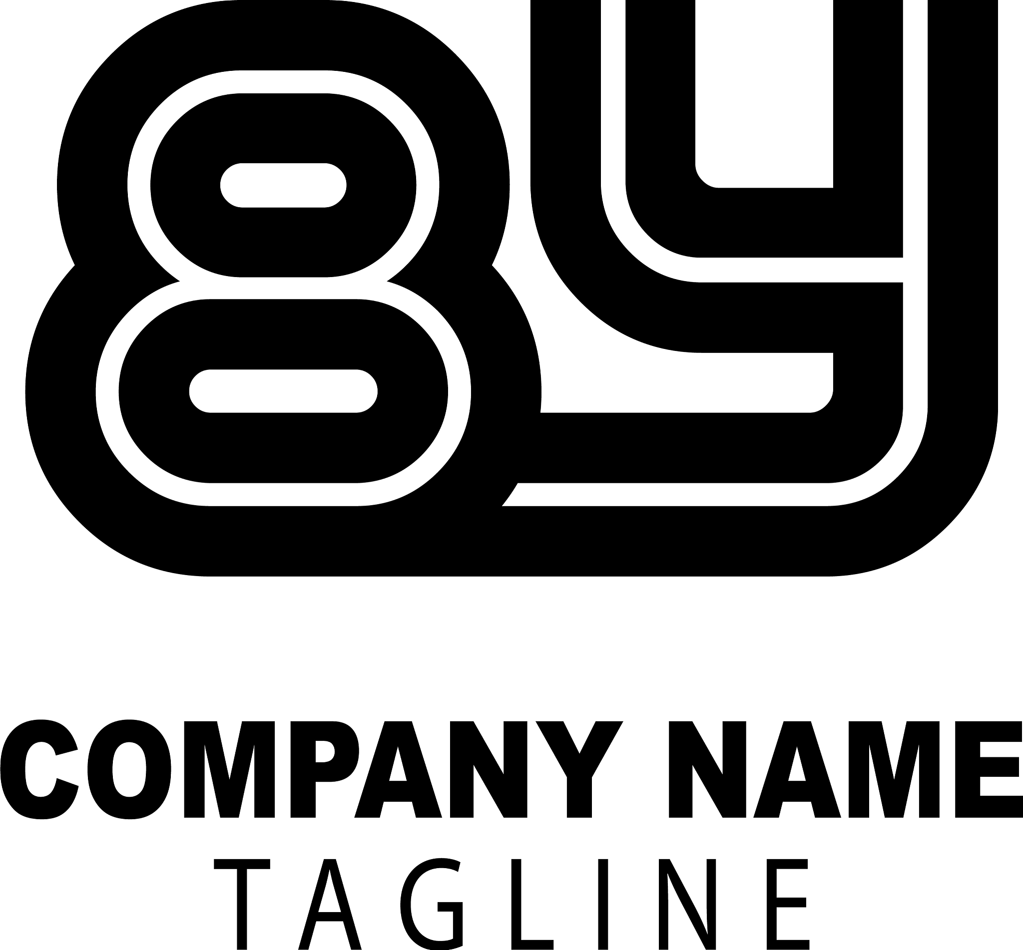 initial letter creative logo template