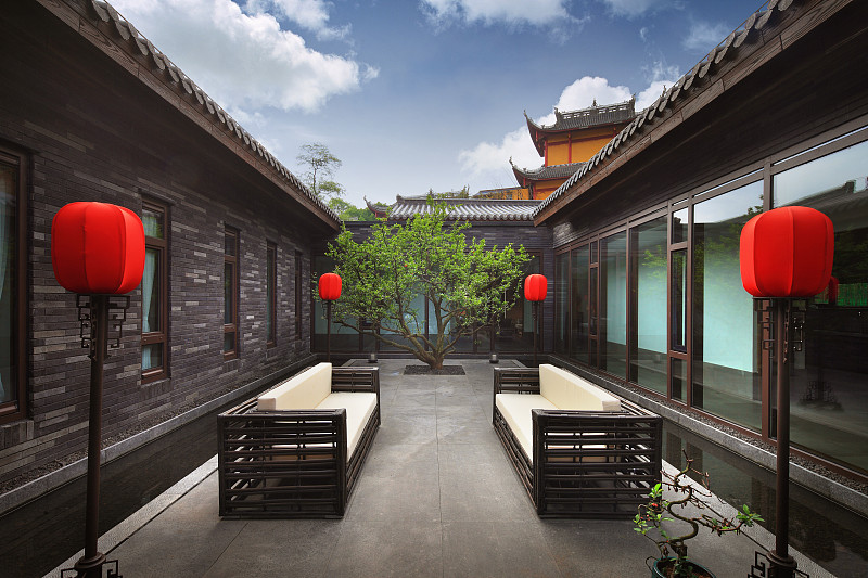 杭州中式合院：回归传统，享受悠然生活