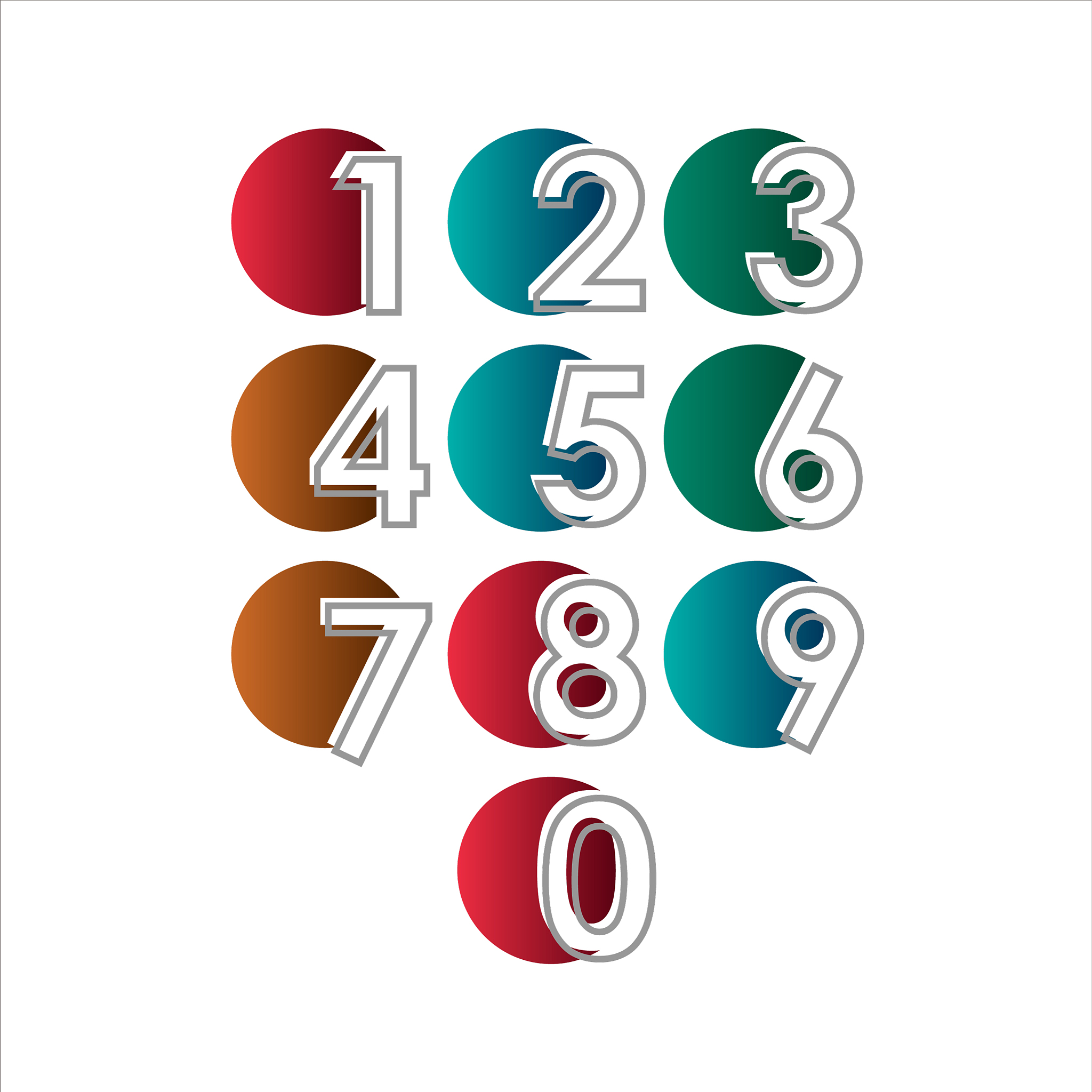 years anniversary set template design