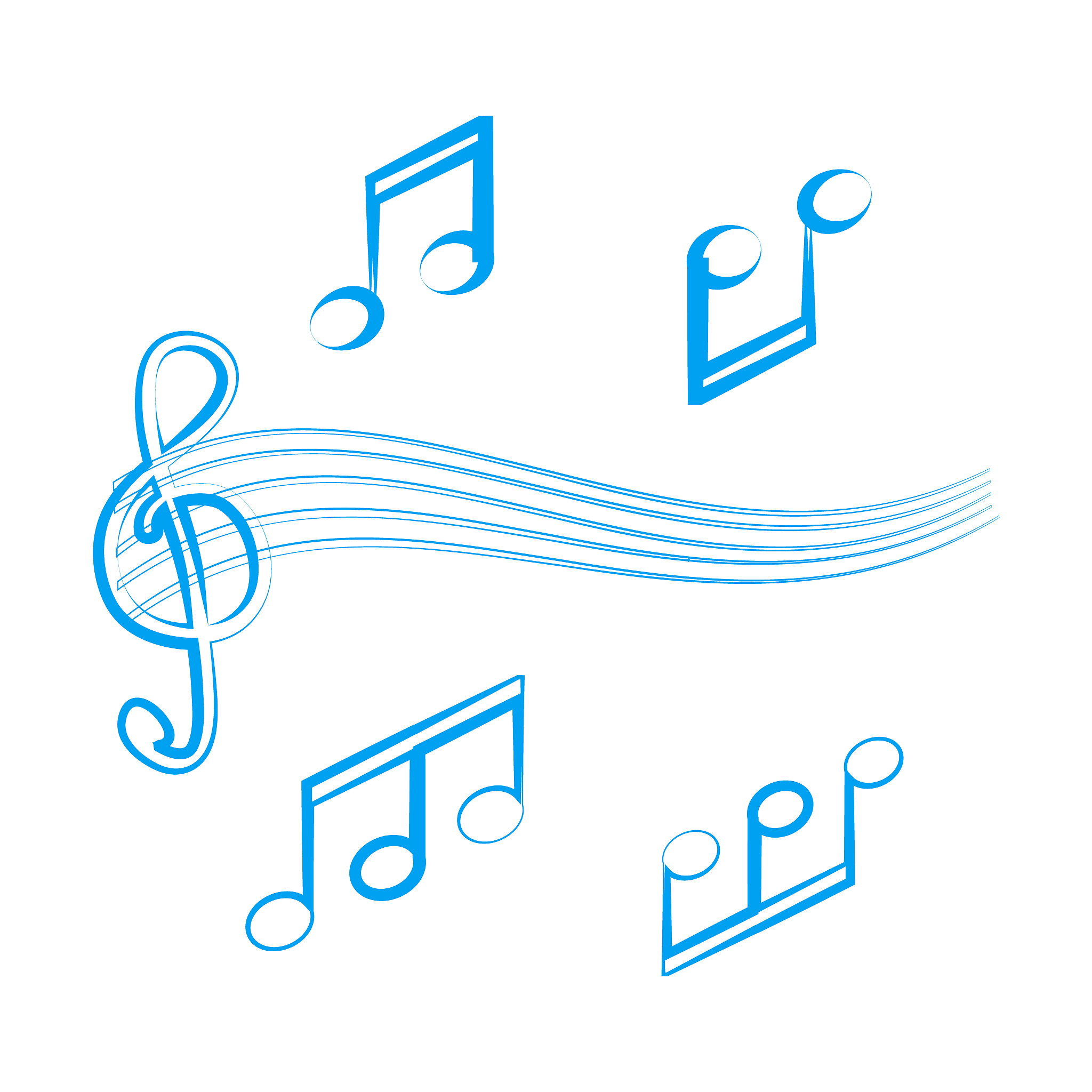 music note doodle style. music note vector
