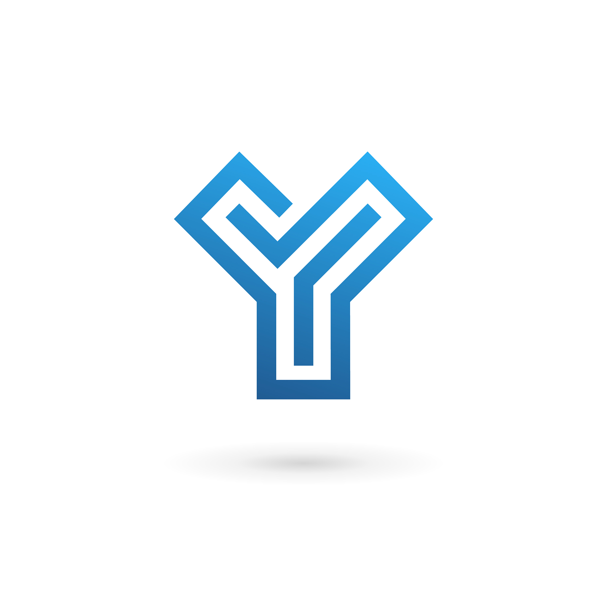 letter y logo icon design template elements
