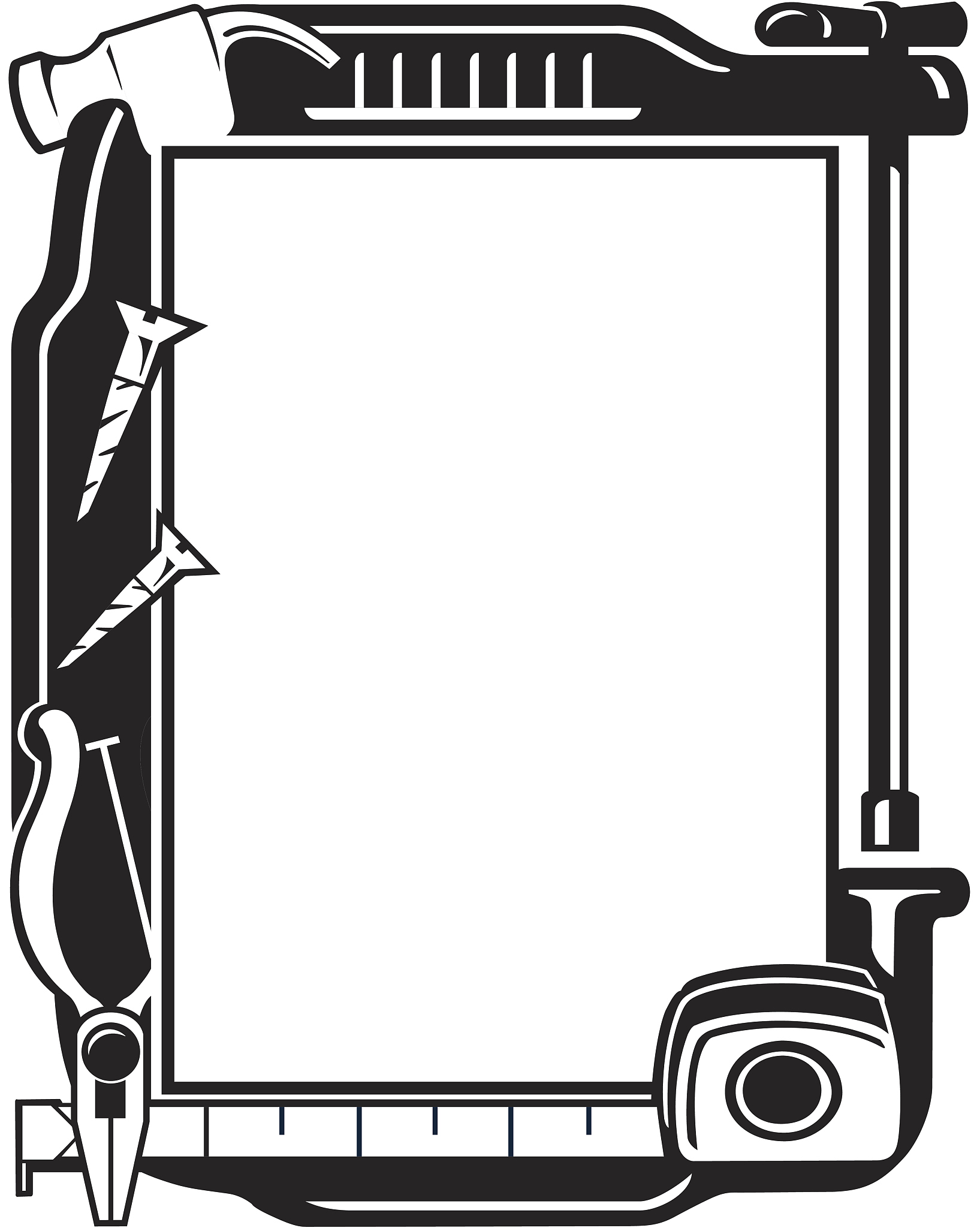 border, home improvement  layered  also available in color, 047c